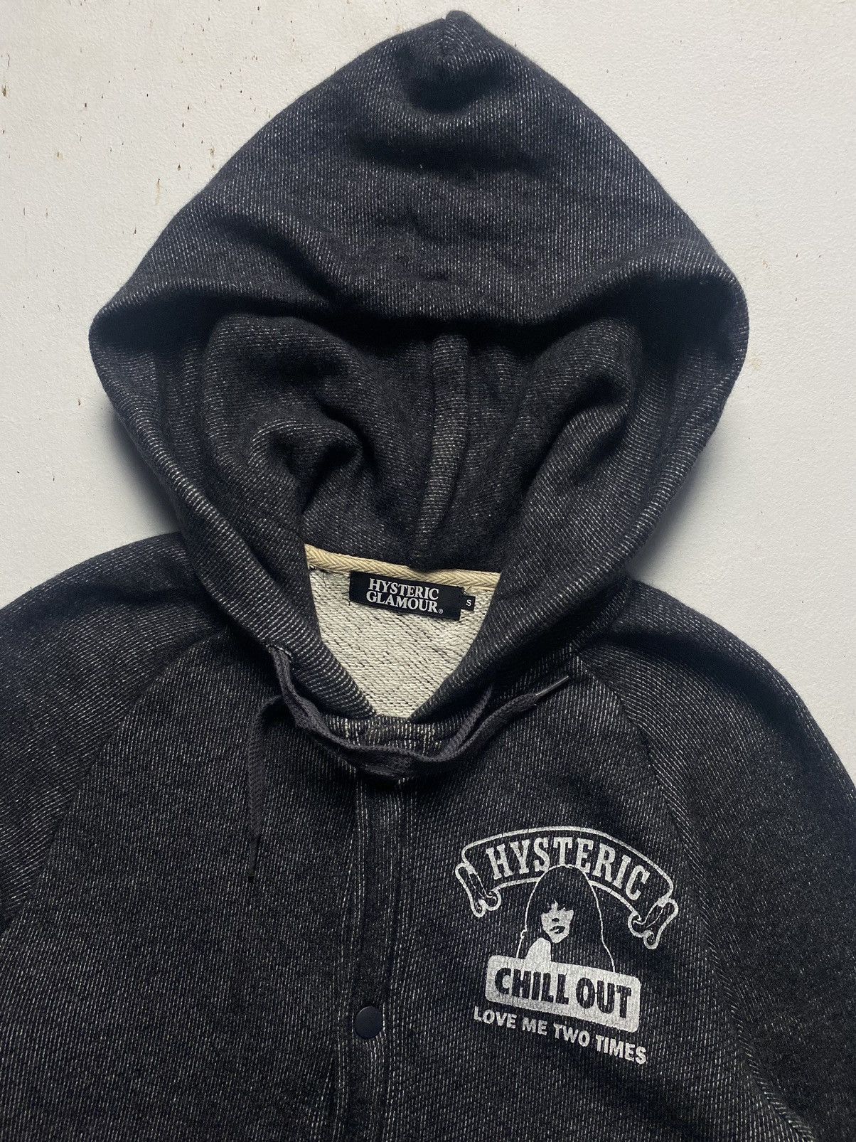 Hysteric Glamour Hysteric Glamour Chill Out Button Hoodies Size US S / EU 44-46 / 1 - 8 Thumbnail