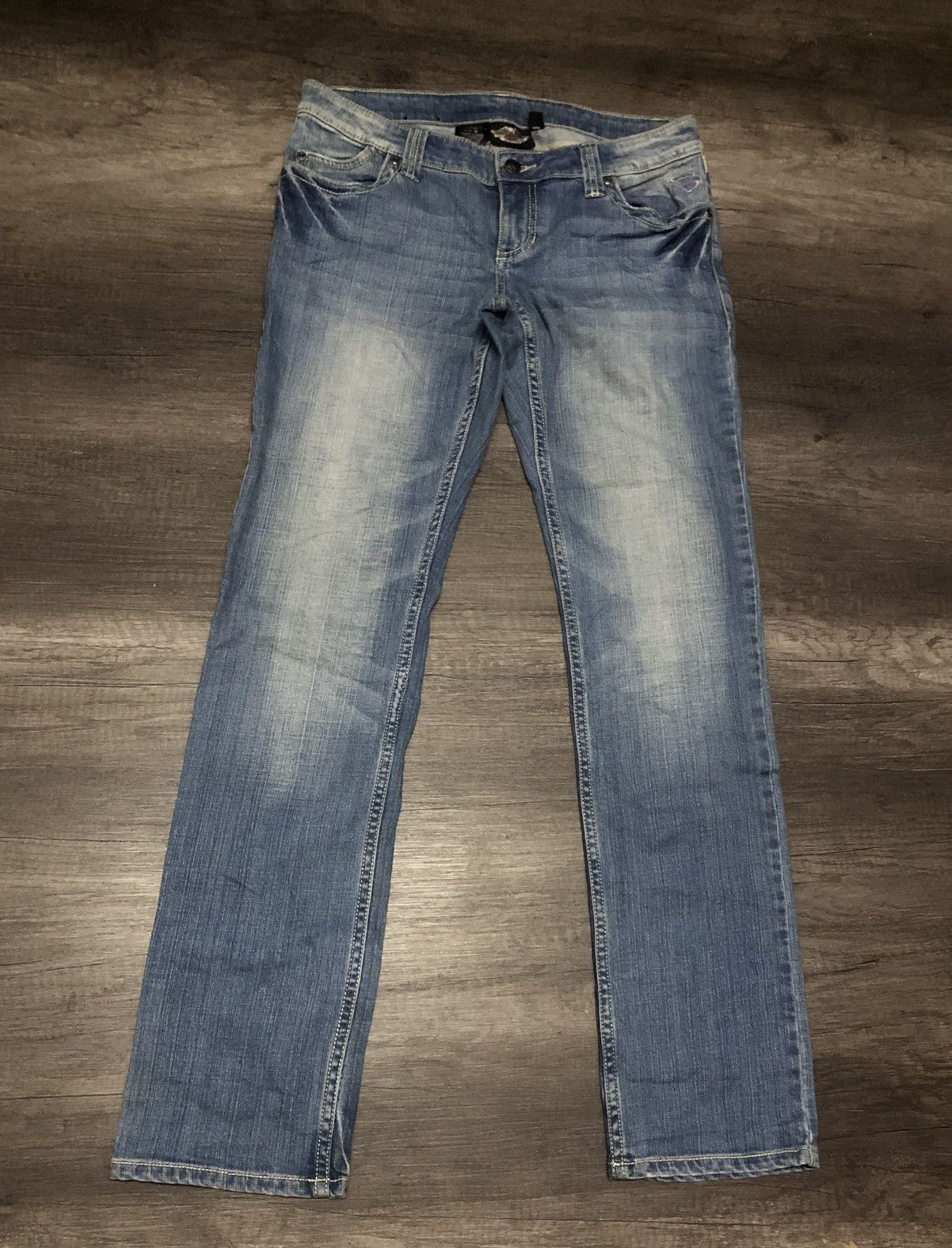 Harley Davidson × Vintage HARLEY DAVIDSON DENIM JEANS Size 32" / US 10 / IT 46 - 3 Thumbnail