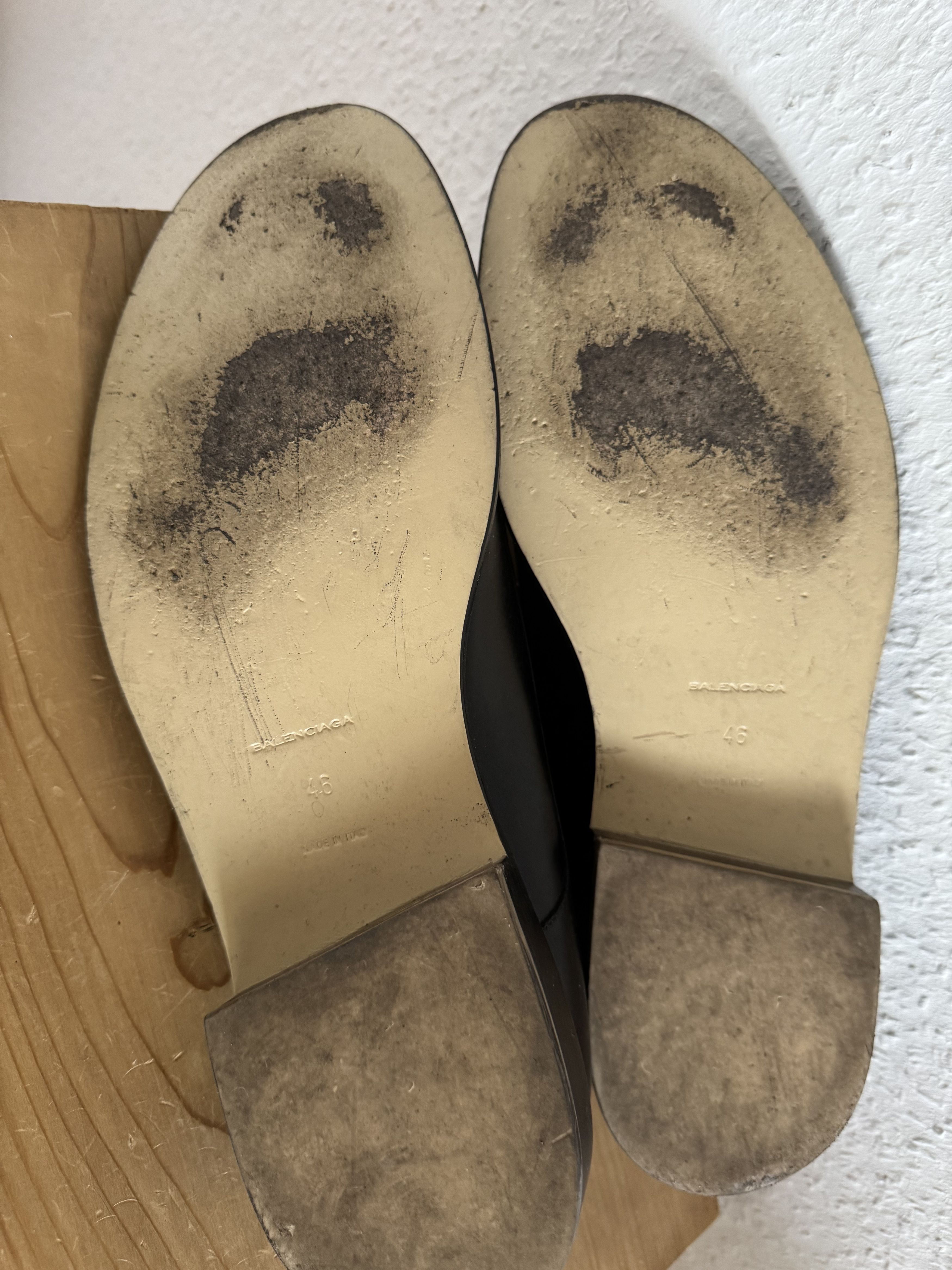 Balenciaga Leather Derby Shoes Size US 13 / EU 46 - 9 Thumbnail