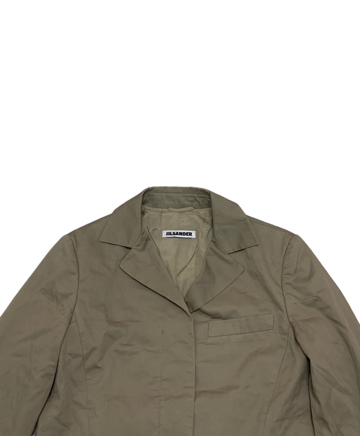 Jil Sander JIL SANDER KHAKI TAILORED BLAZER JACKET Size XS / US 0-2 / IT 36-38 - 3 Thumbnail