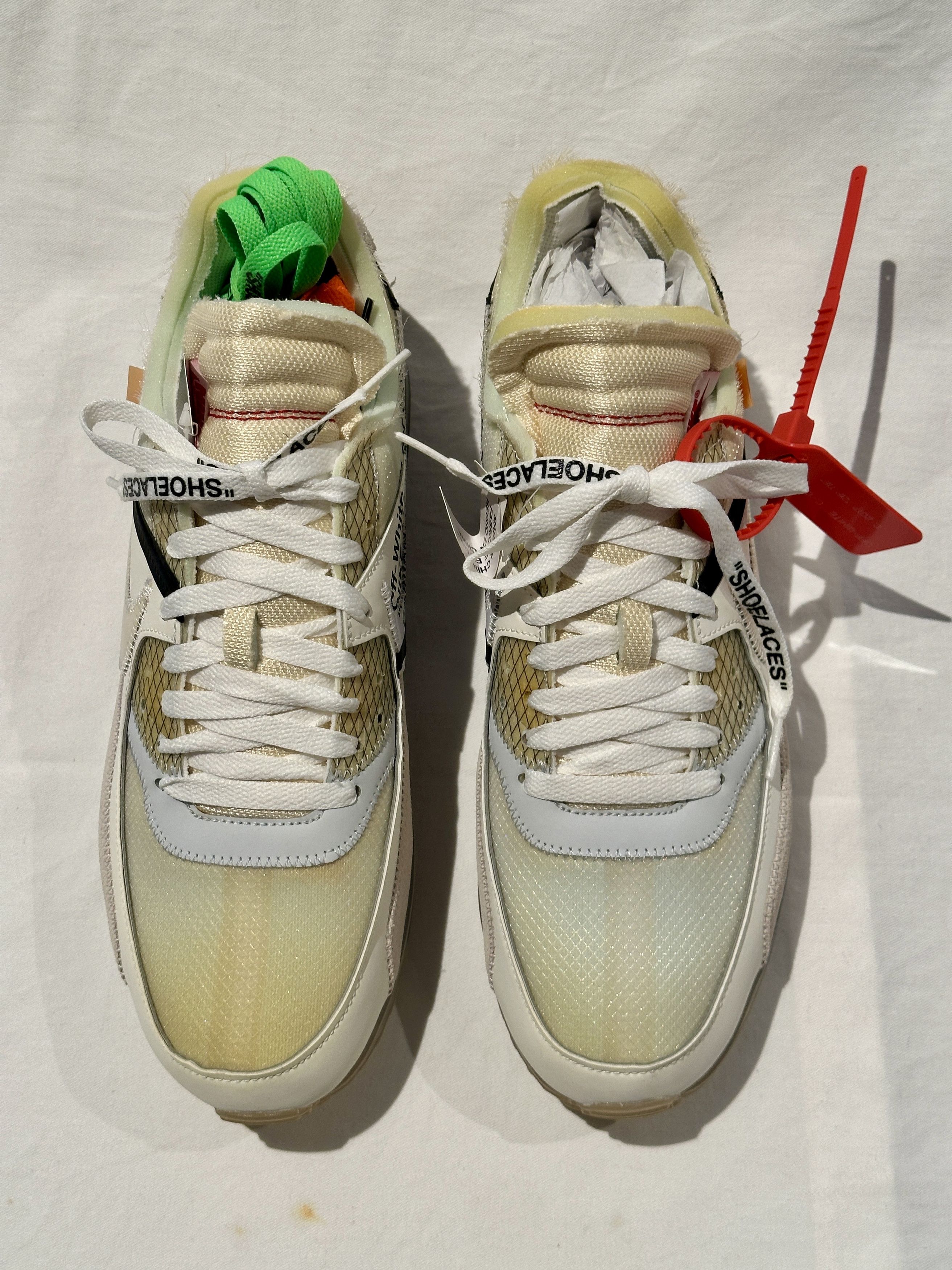 Nike × Off-White BRAND NEW *RARE* NIKE AIR MAX 90 OFF-WHTE - THE TEN SZ 11 Size US 11 / EU 44 - 6 Thumbnail
