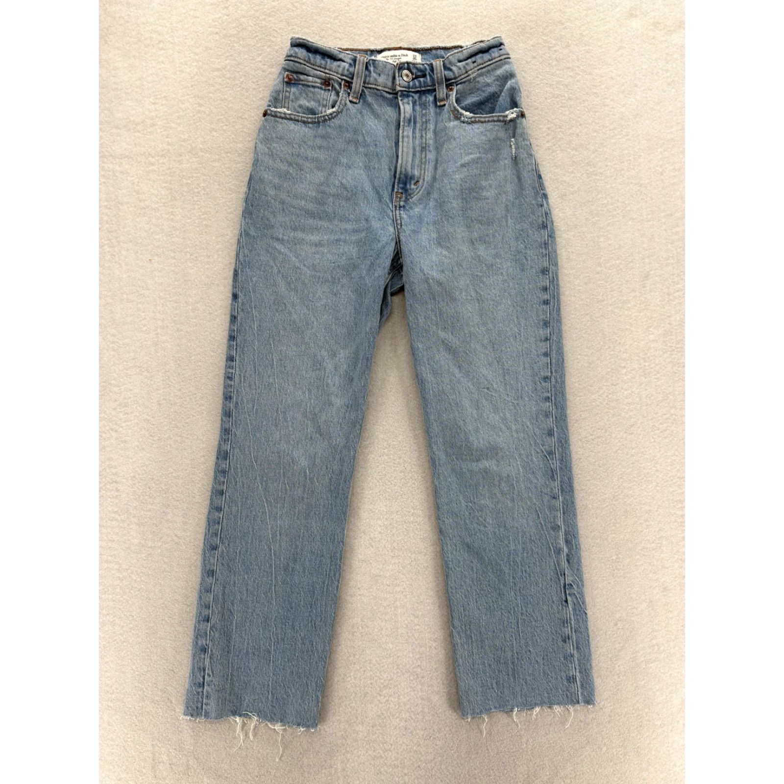Abercrombie & Fitch Abercrombie & Fitch Jeans Womens 90s High Rise Curve Love 24/00S Blue Size 24" / US 00 / IT 34 - 2 Thumbnail