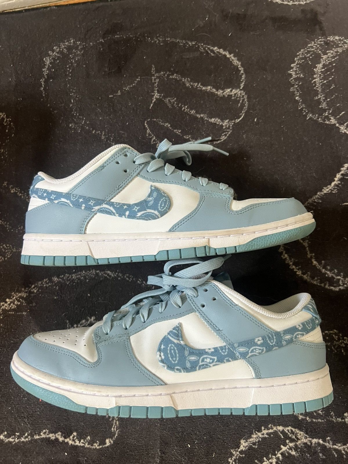 Nike Nike dunk - Paisley Work Blue (2022) Size US 8.5 / EU 41-42 - 1 Thumbnail
