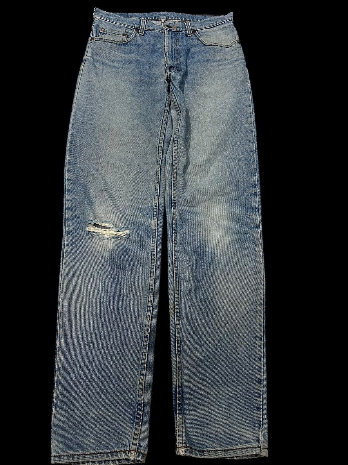 Japanese Brand × Levi's × Levi's Vintage Clothing 90’s Levis 616 Light Wash Distressed Jean Size US 29 - 1 Thumbnail