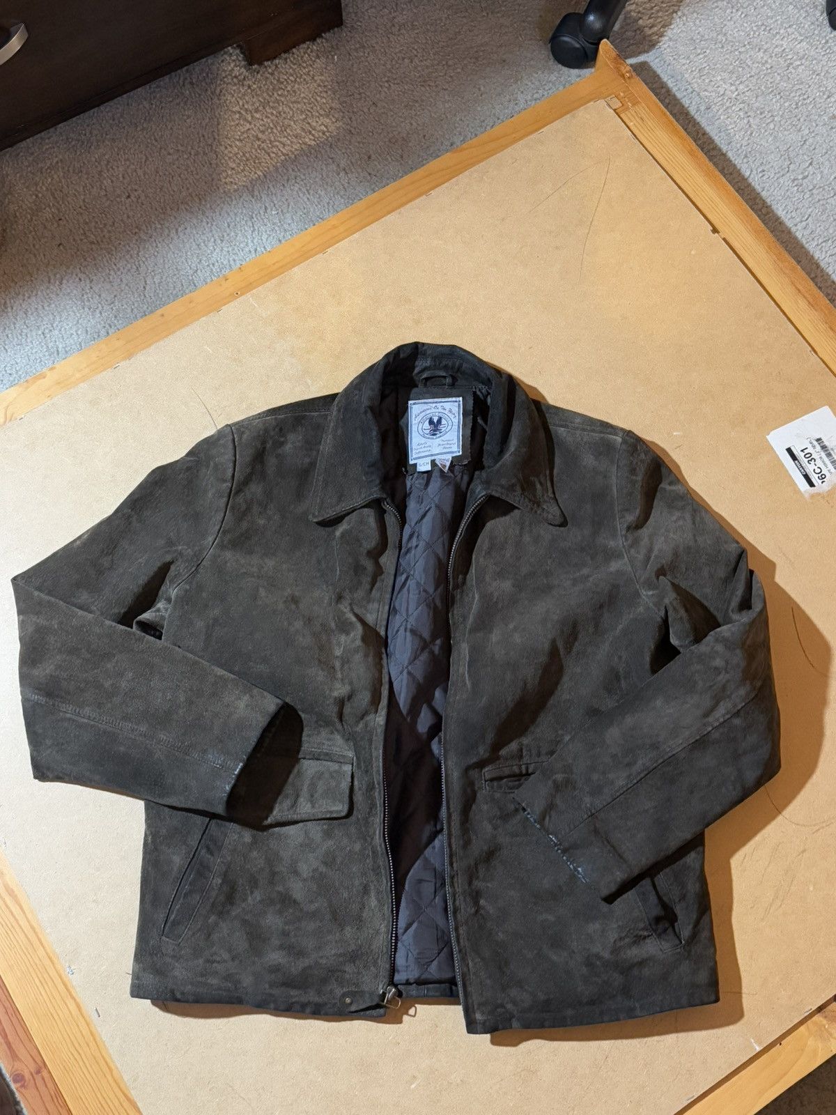 Vintage American Vintage Suede Work Jacket Size US S / EU 44-46 / 1 - 1 Thumbnail