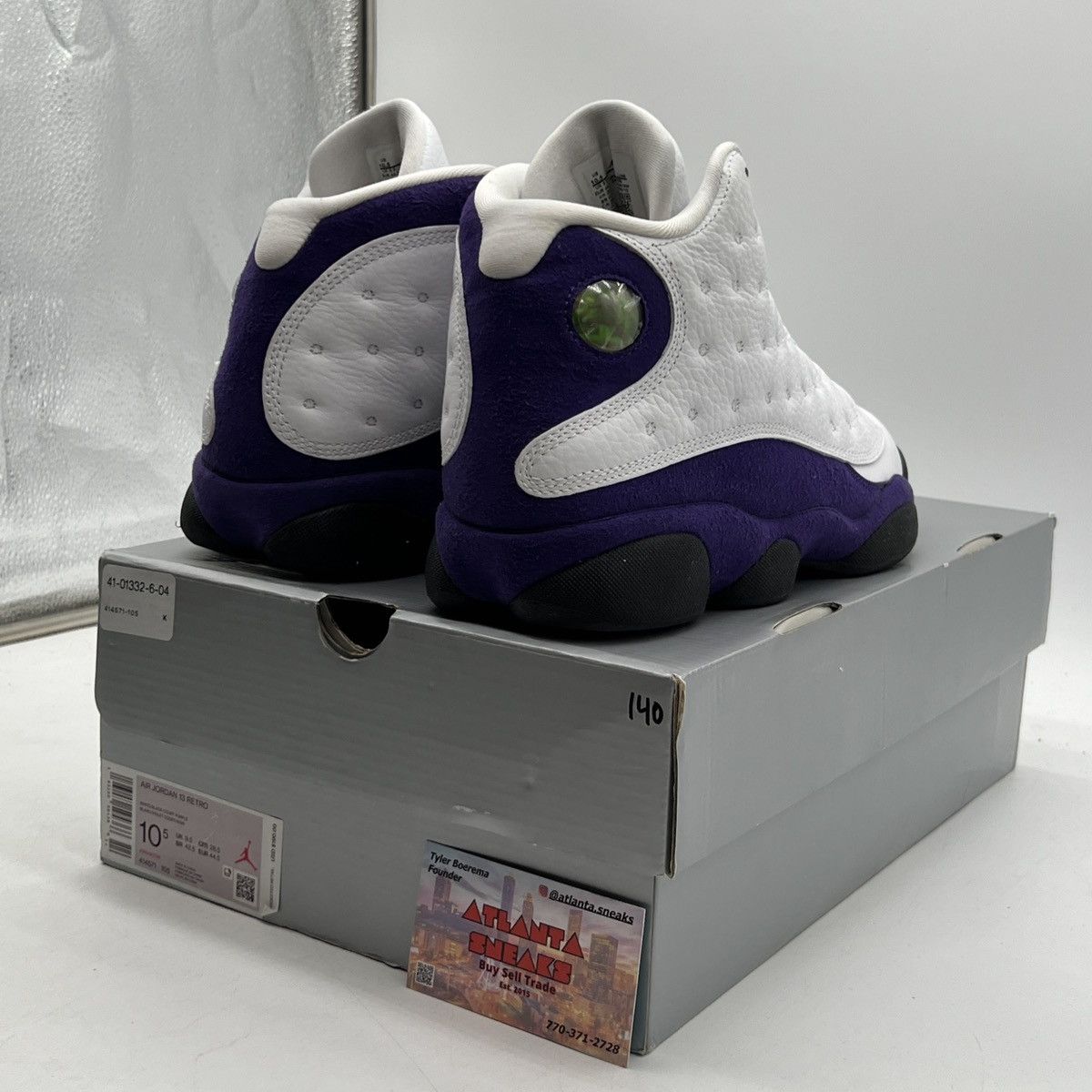 Jordan Brand Air Jordan 13 lakers Size US 10.5 / EU 43-44 - 5 Thumbnail