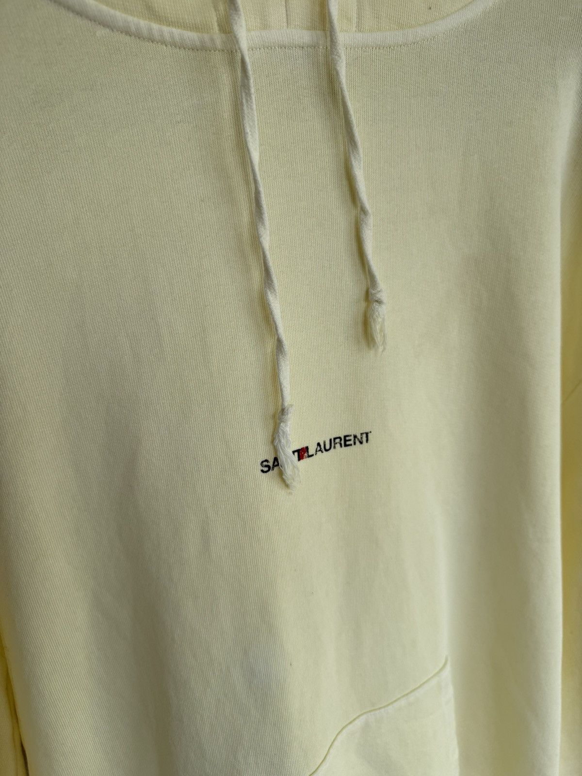 Saint Laurent Paris $990 SS19 Saint Laurent Rive Gauche logo hoodie M Size US M / EU 48-50 / 2 - 16 Thumbnail