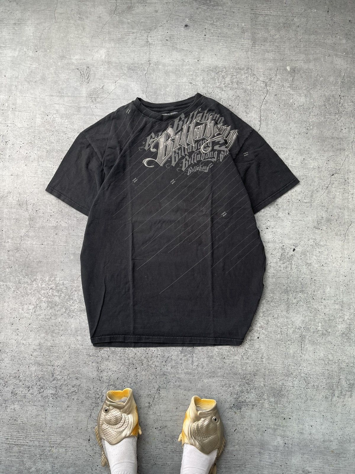 Billabong VTG 90s Super Faded Billabong Distressed Y2K T-Shirt Size US XL / EU 56 / 4 - 2 Thumbnail