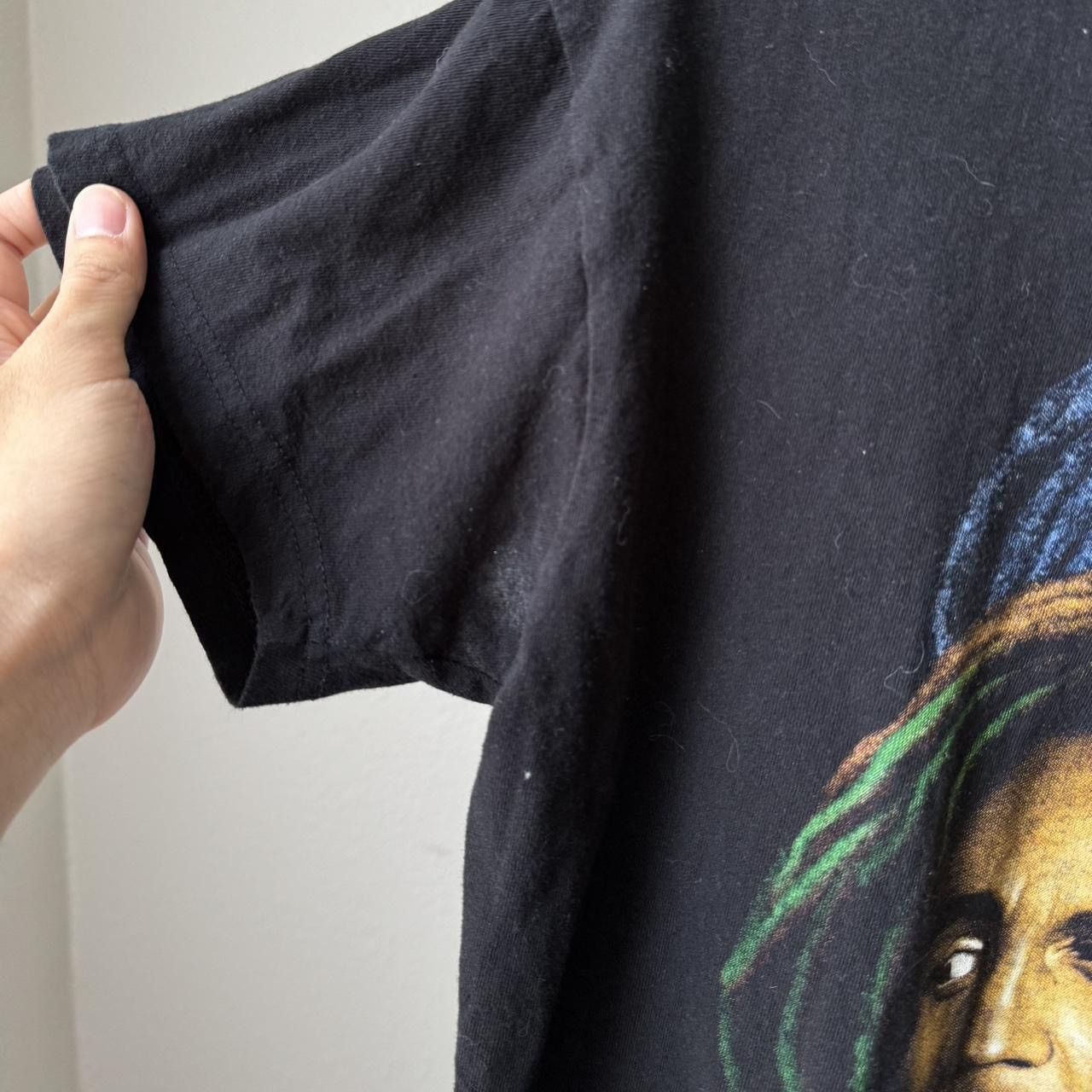 Band Tees × Vintage Vintage 2000s Bob Marley Band Graphics Black Tee Shirt Size US XL / EU 56 / 4 - 5 Thumbnail