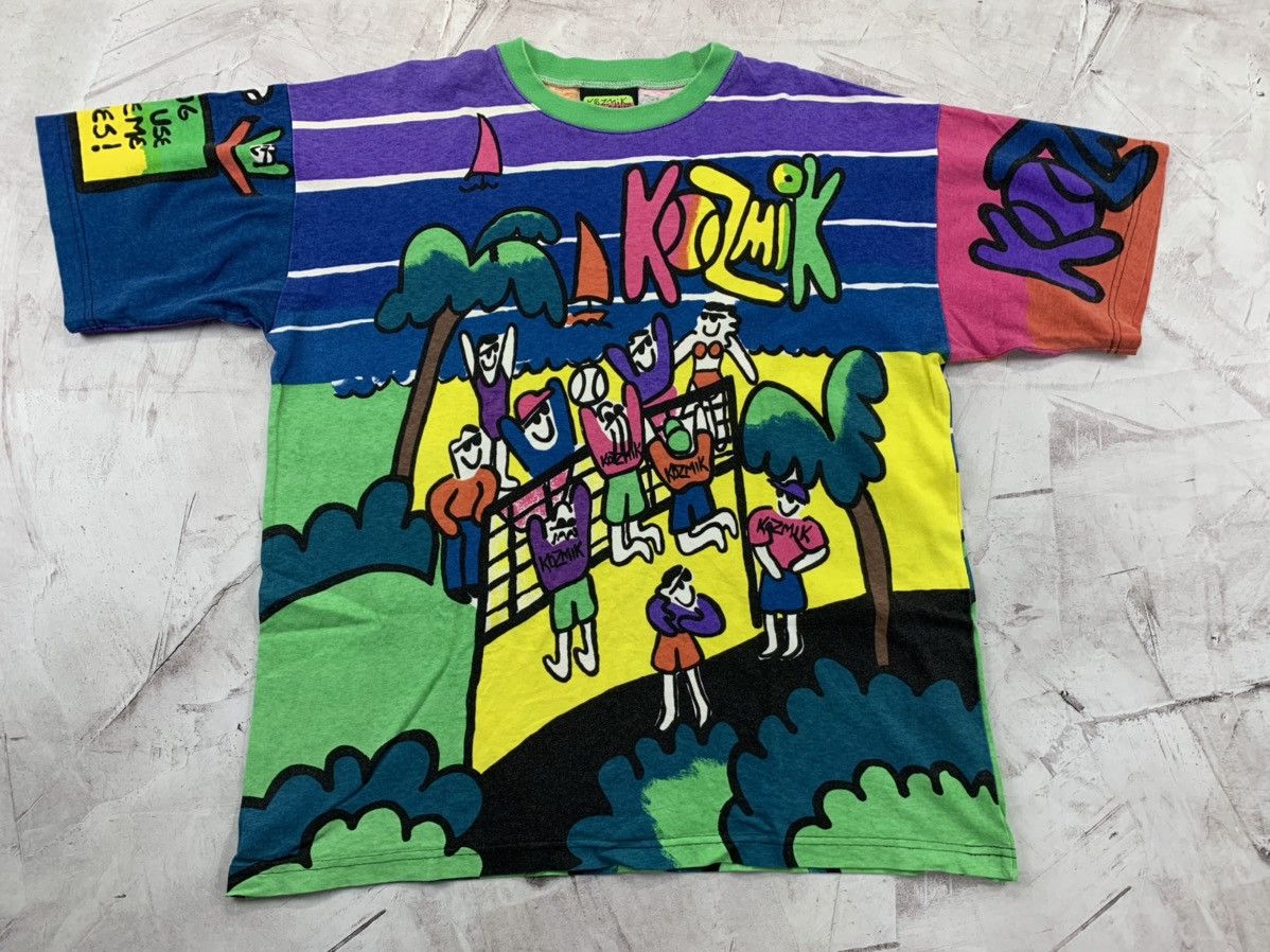 Japanese Brand × Vintage Mens t shirt Kozmik USA Size XL Size US XL / EU 56 / 4 - 2 Thumbnail