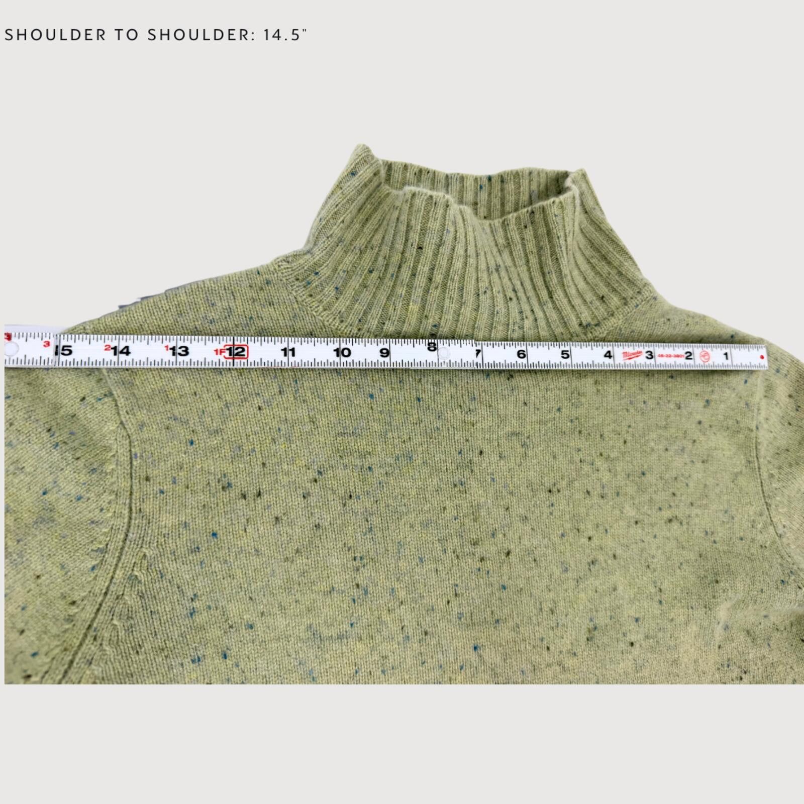 Other Forte Cashmere Mock Neck Sweater Sage Marled S Size S / US 4 / IT 40 - 6 Thumbnail