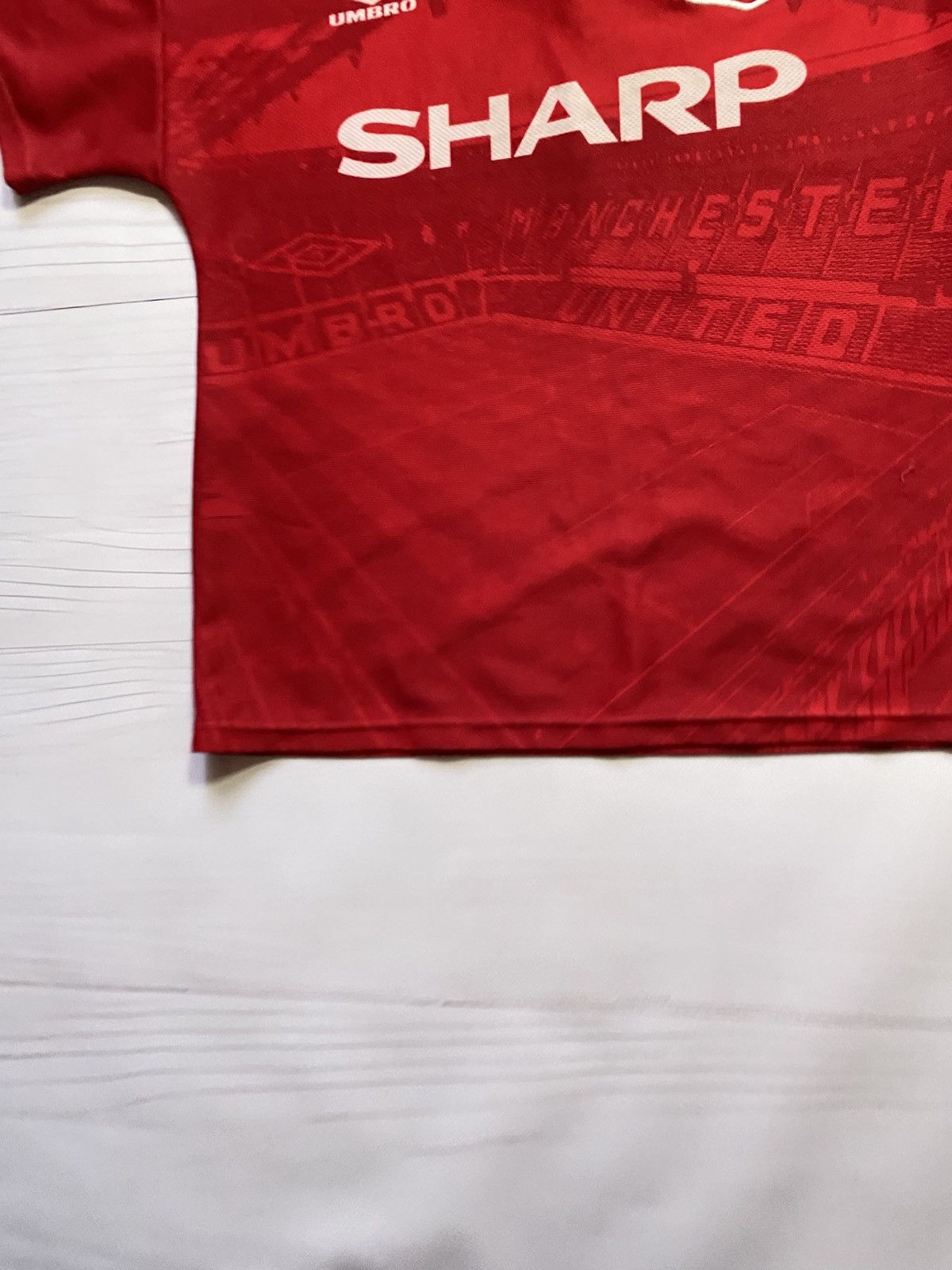 Umbro Vintage Manchester United 1994/95 home soccer jersey Young Size US XS / EU 42 / 0 - 5 Thumbnail