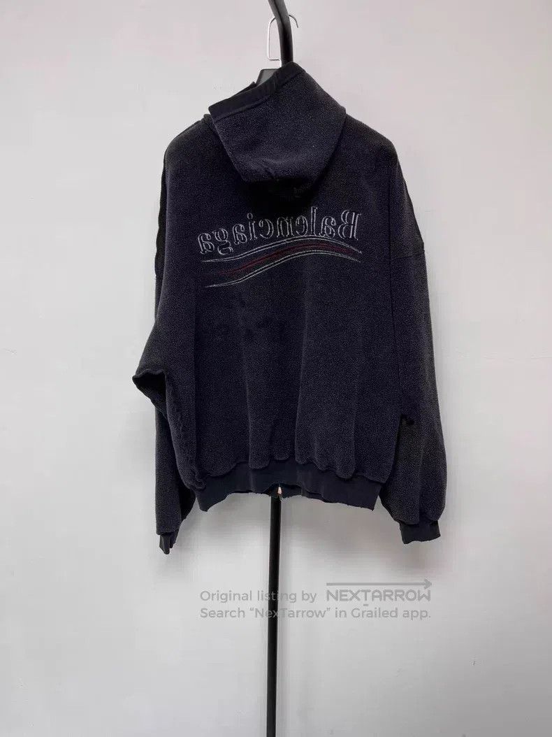 Balenciaga Balenciaga Hooded logo long-sleeve sweatshirt Size US M / EU 48-50 / 2 - 2 Thumbnail