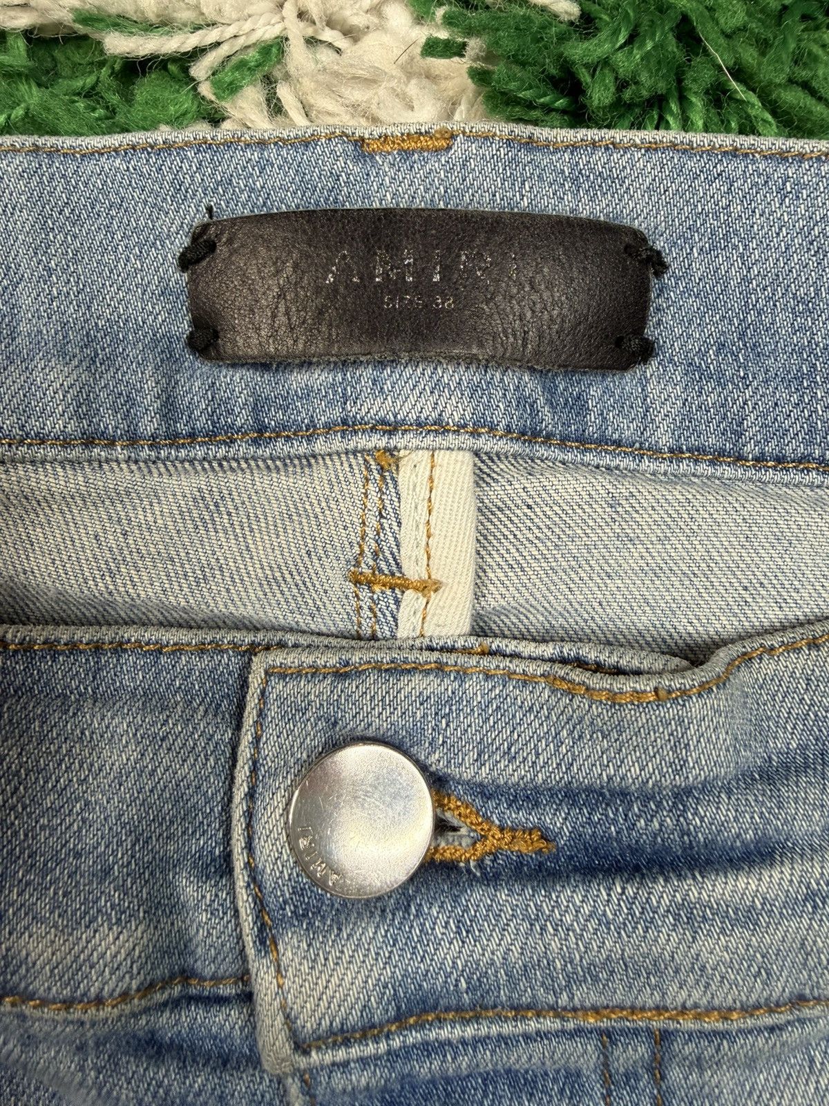 Amiri Amiri Ripped Blue Jean Size US 38 / EU 54 - 3 Thumbnail