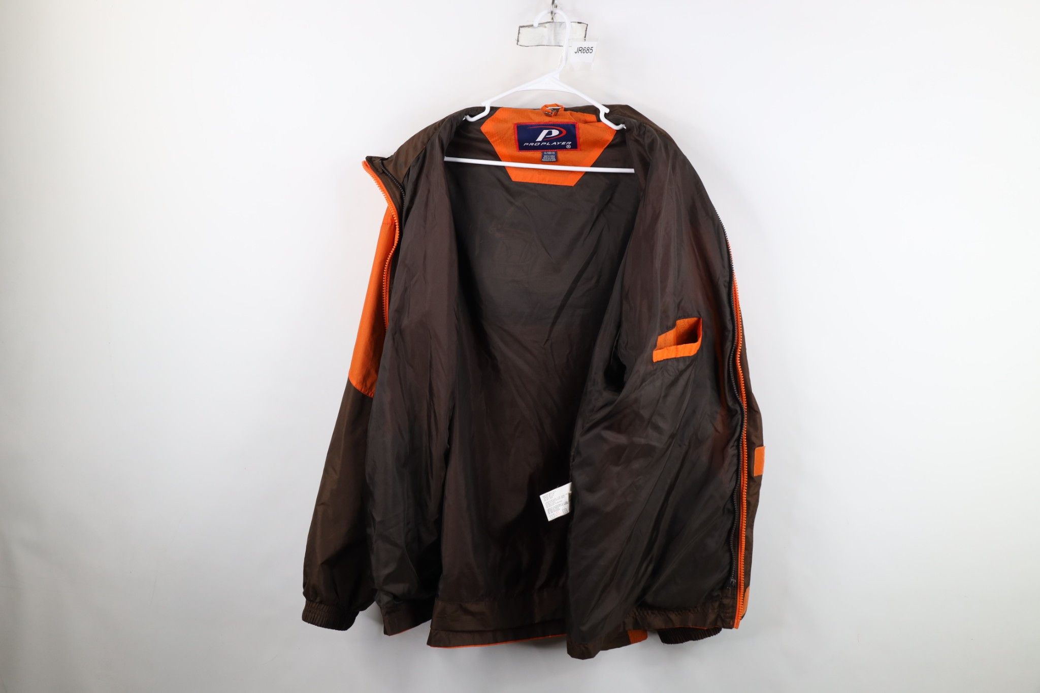 Vintage Vintage 2 In 1 Cleveland Football Hooded Jacket Orange Size US XL / EU 56 / 4 - 10 Thumbnail