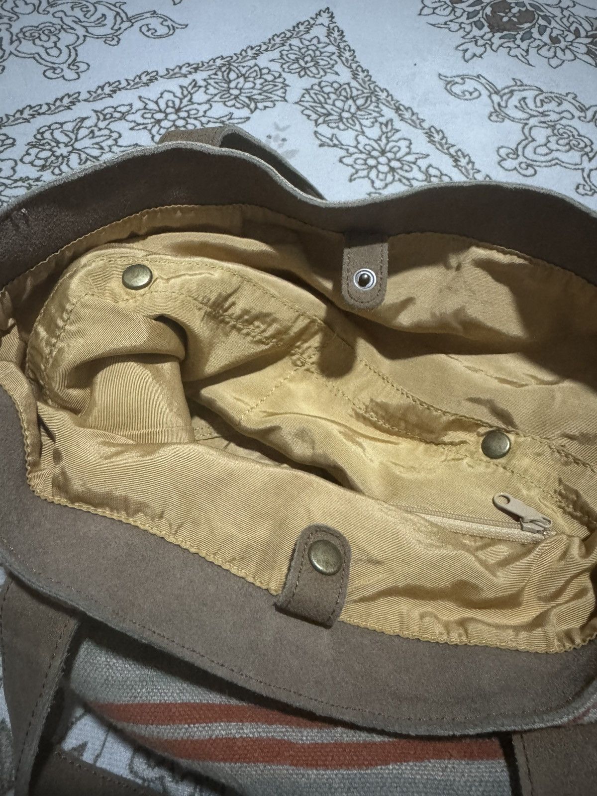 Issey Miyake × Leather × Tsumori Chisato 2 Ways Tote Sling Bag Tsumori Chisato Suede Multicolour Size ONE SIZE - 5 Thumbnail
