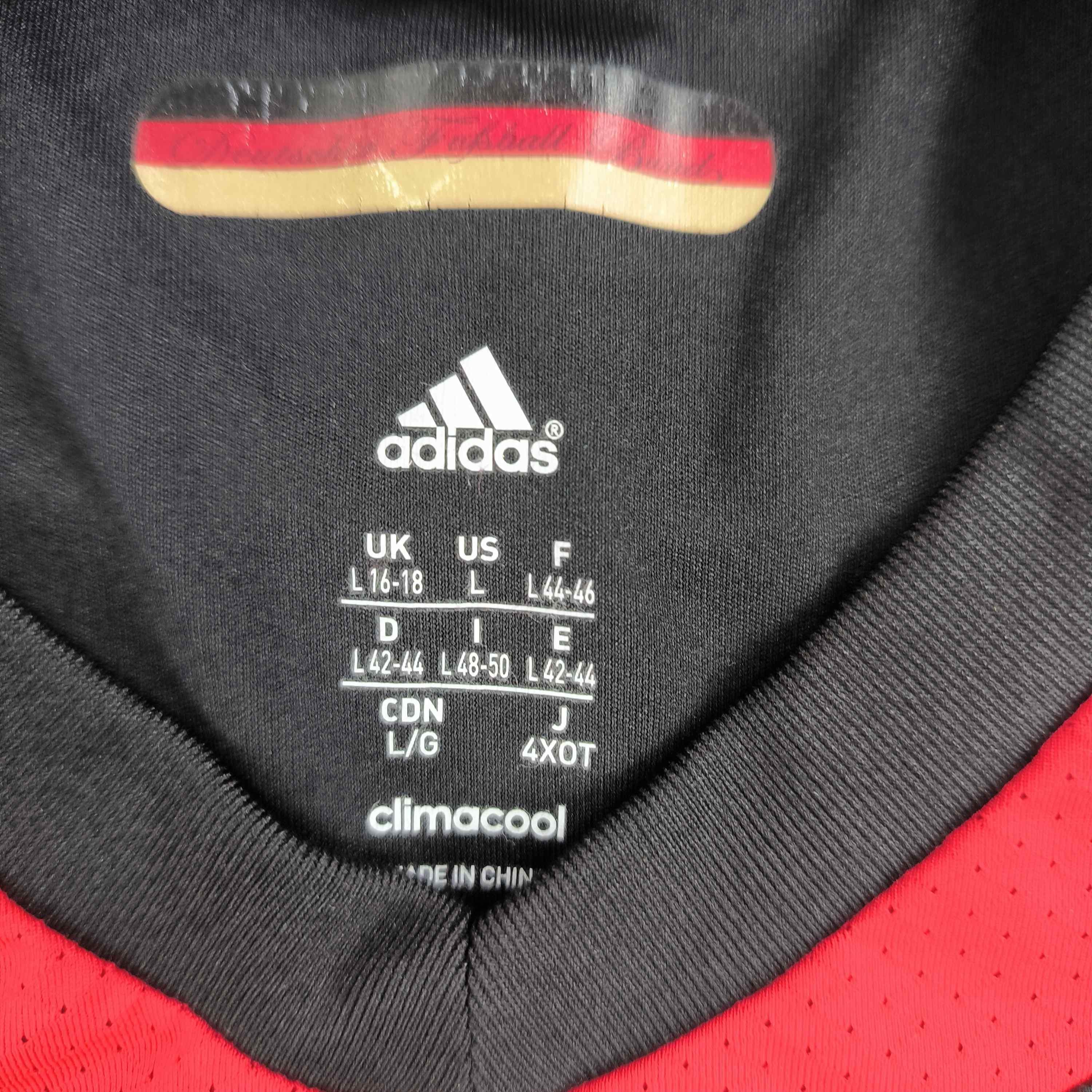 Adidas Germany Womens 2013 Adidas away #6 football jersey Womens L Size L / US 10 / IT 46 - 4 Thumbnail