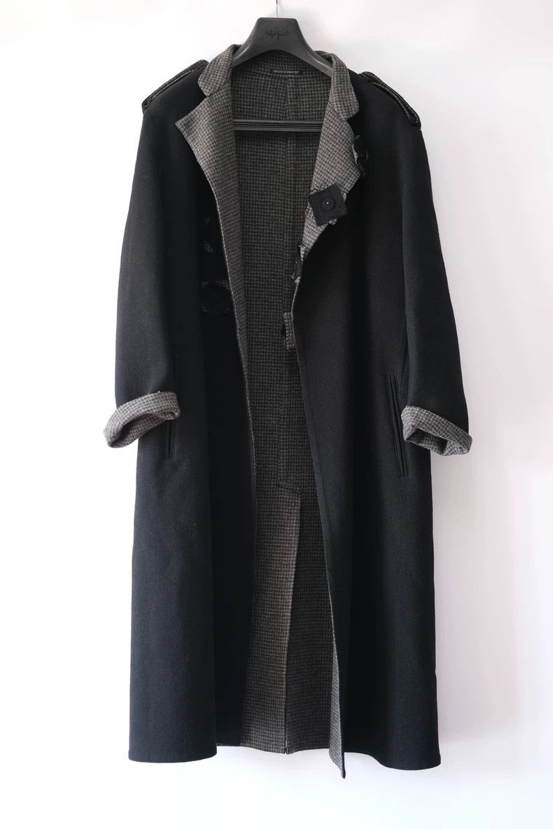 Yohji Yamamoto Yohji Yamamoto 21 aw Cape Plaid Coat Size US S / EU 44-46 / 1 - 2 Thumbnail