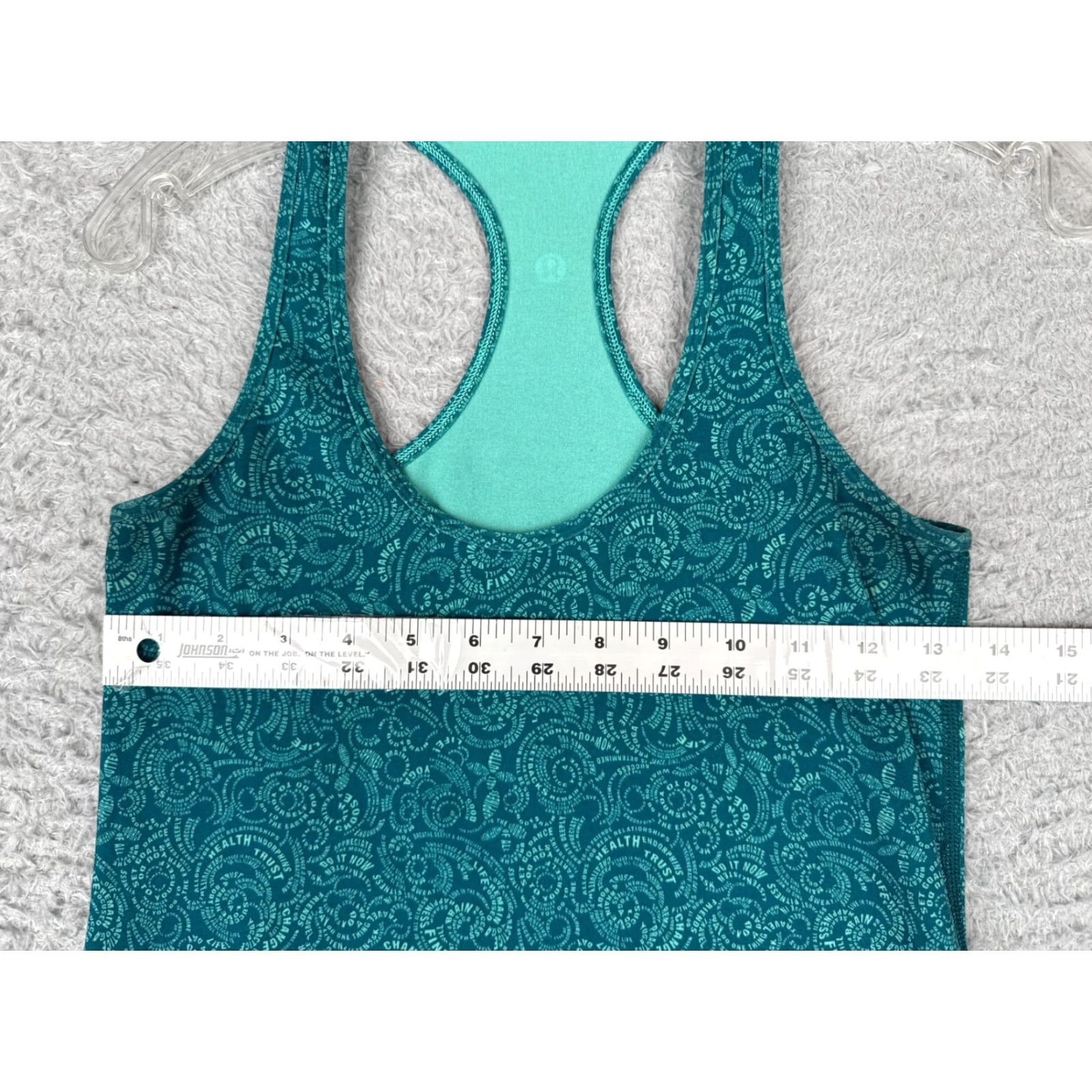 Lululemon Lululemon Shirt Women 6 Blue Cool Racerback Light Luon Fabric Stretch Tank Sleeveless Size M / US 6-8 / IT 42-44 - 6 Thumbnail