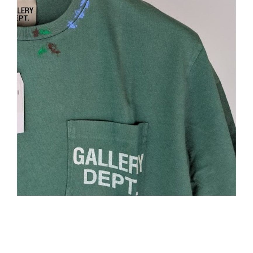Gallery Dept. o1rshd1 Vintage Logo Painted T-Shirt in Green Size US XXL / EU 58 / 5 - 3 Thumbnail