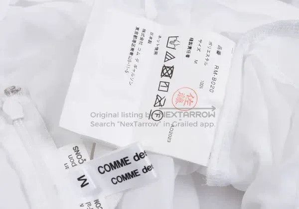 Comme des Garcons Comme Des Garcons White vintage sheer top Size M / US 6-8 / IT 42-44 - 8 Thumbnail