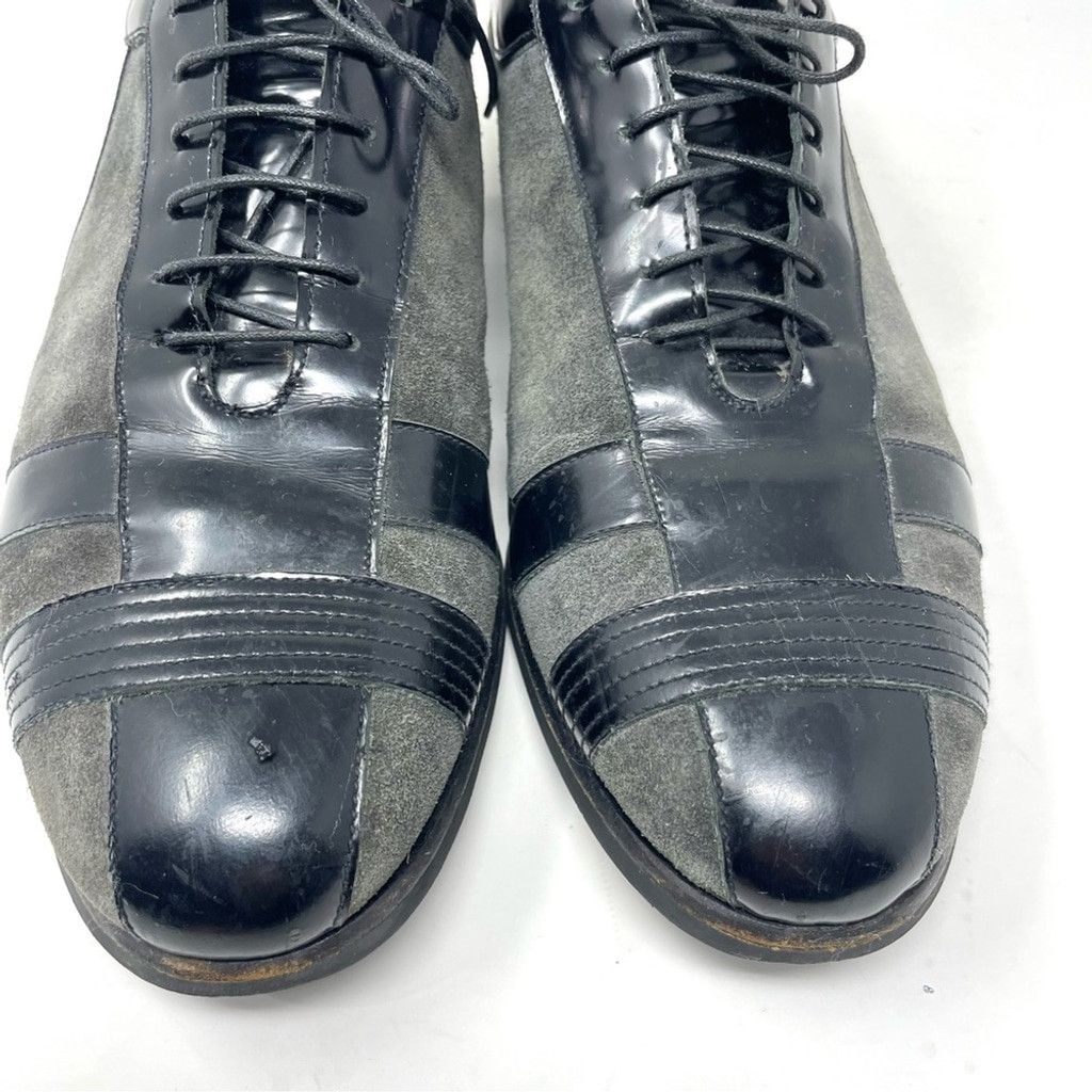 Cortigiani Cortigiani Leather & Suede Bowling Style Lace Up Shoes EU 41 Size US 8 / EU 41 - 8 Thumbnail