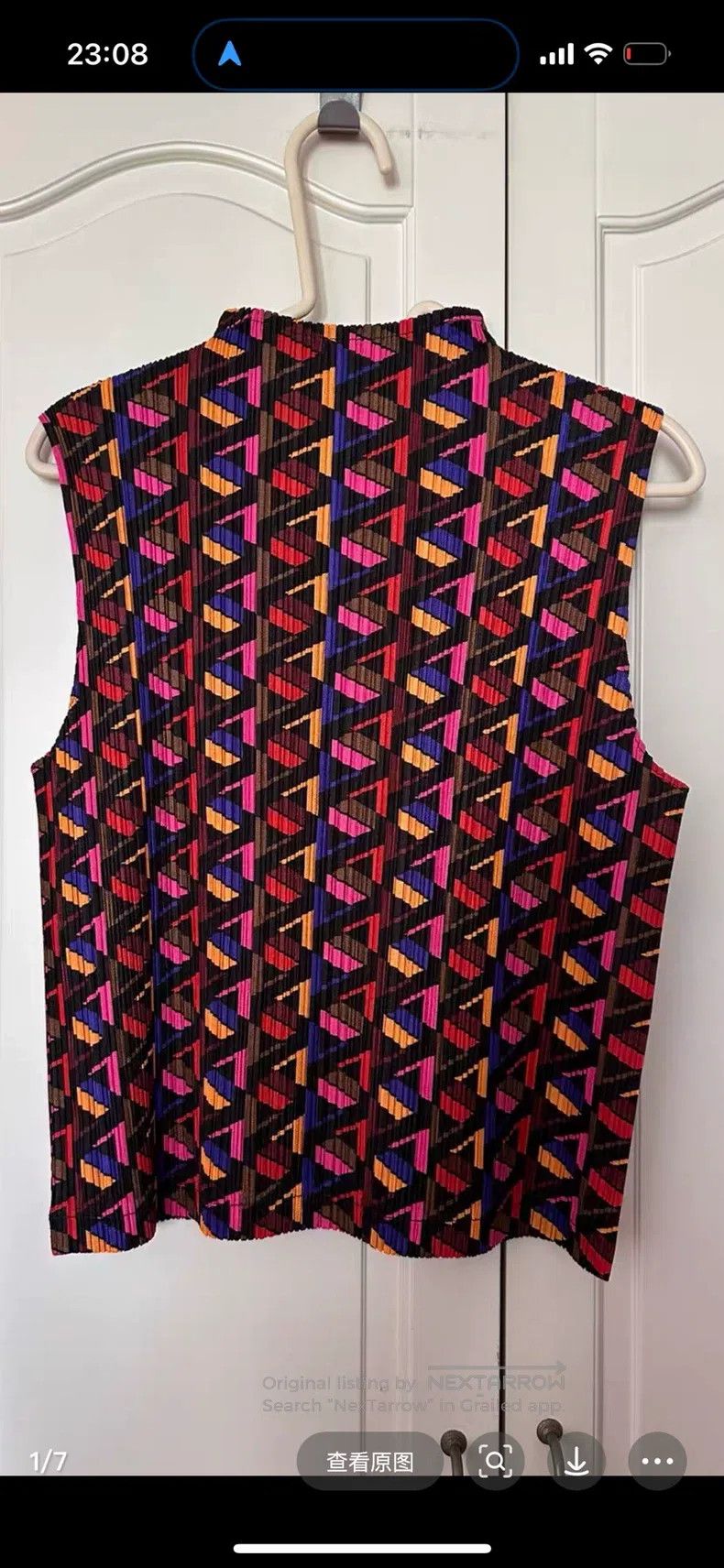 Issey Miyake Issey Miyake Women's Tank Top Size L / US 10 / IT 46 - 5 Thumbnail