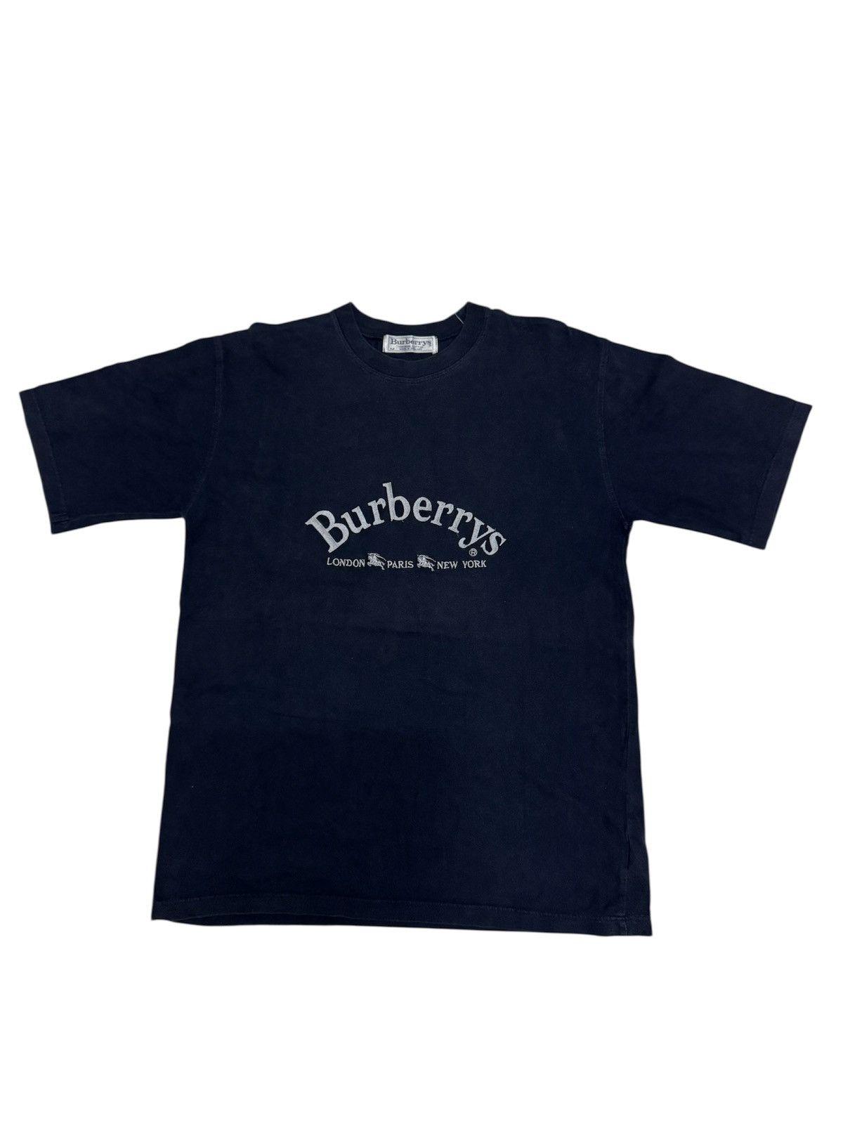 Burberry Vintage Burberrys Spell Out Tshirt Size US M / EU 48-50 / 2 - 1 Thumbnail