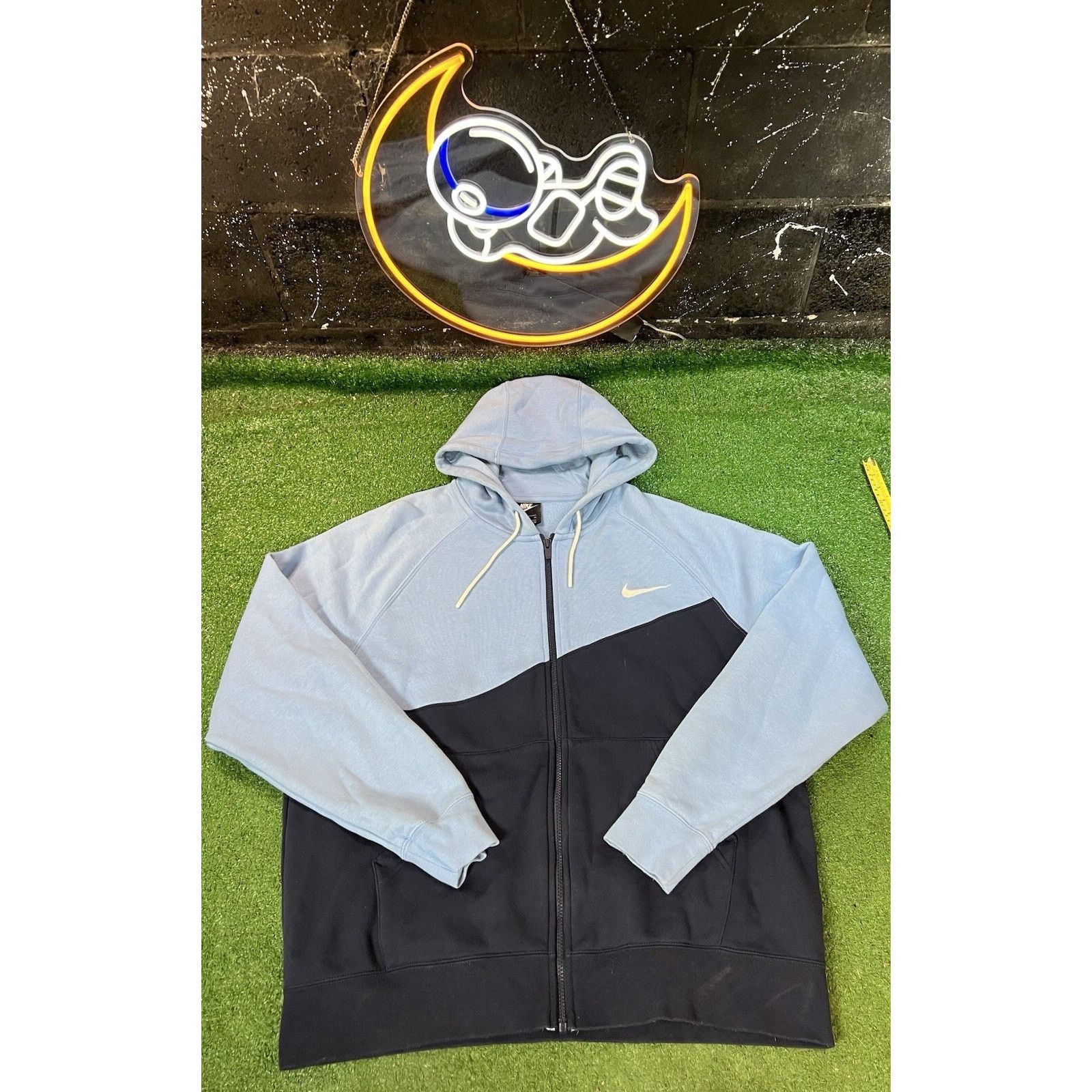 Nike Nike Sportswear Full Zip Hoodie Men XL Blue Size US XL / EU 56 / 4 - 1 Thumbnail