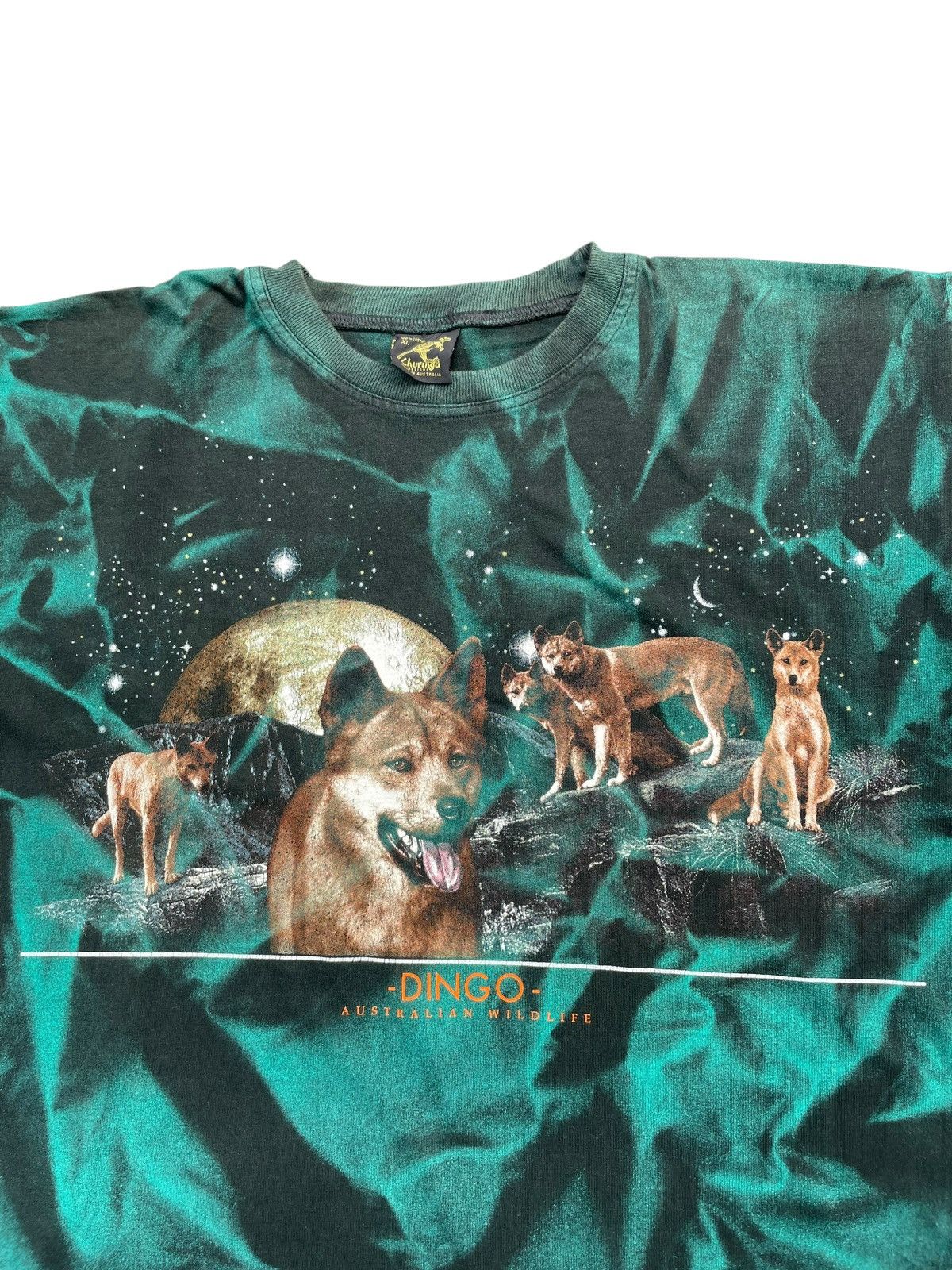 Vintage Vintage Dingo Australia Wildlife Tie Dye Size US XL / EU 56 / 4 - 3 Thumbnail
