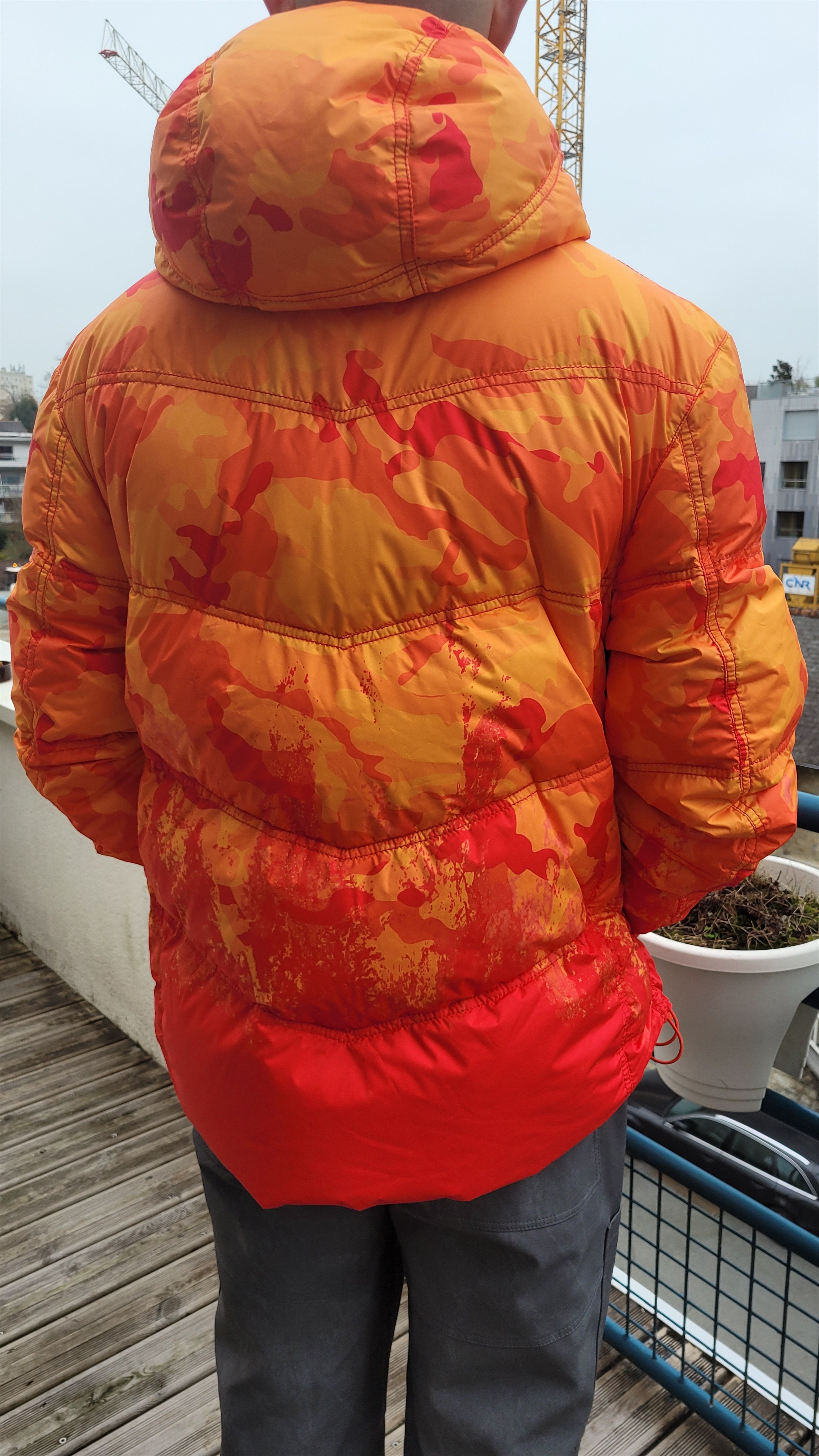Other KRU V Power Orange Camo fade puffer jacket Size US XL / EU 56 / 4 - 10 Thumbnail