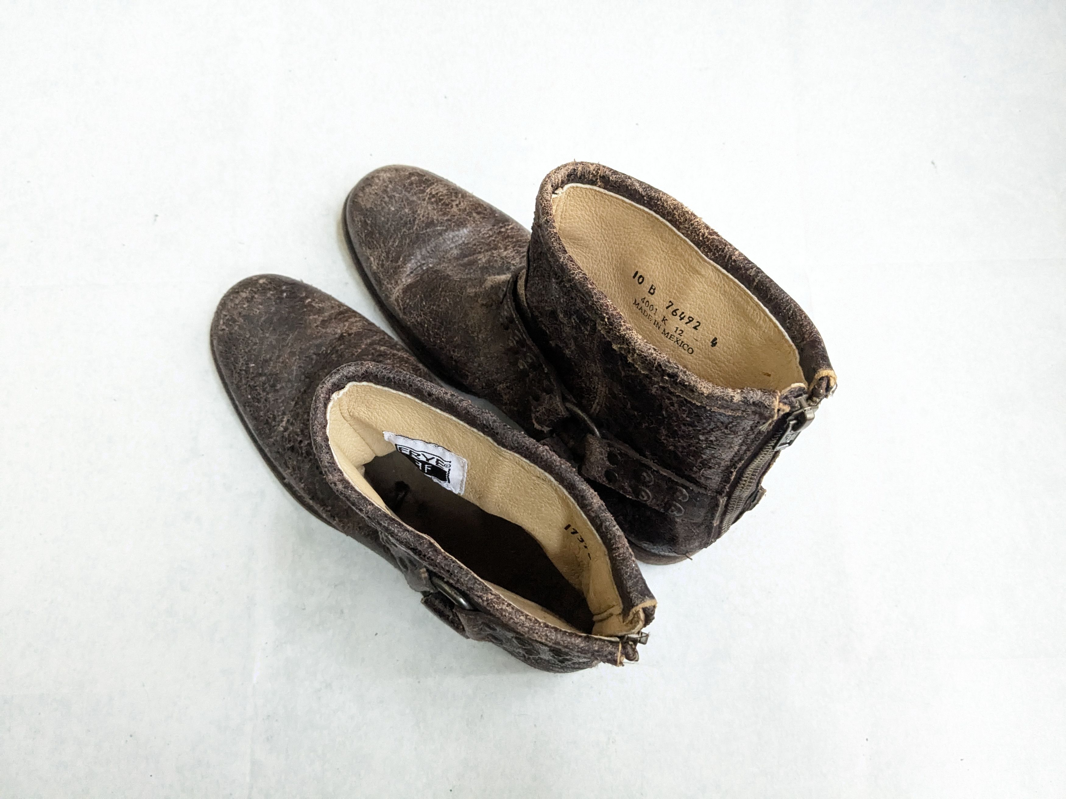 Frye Frye Harness Boots Brown Leather 8.5 Motorcycle Biker Size US 8.5 / EU 41-42 - 12 Thumbnail