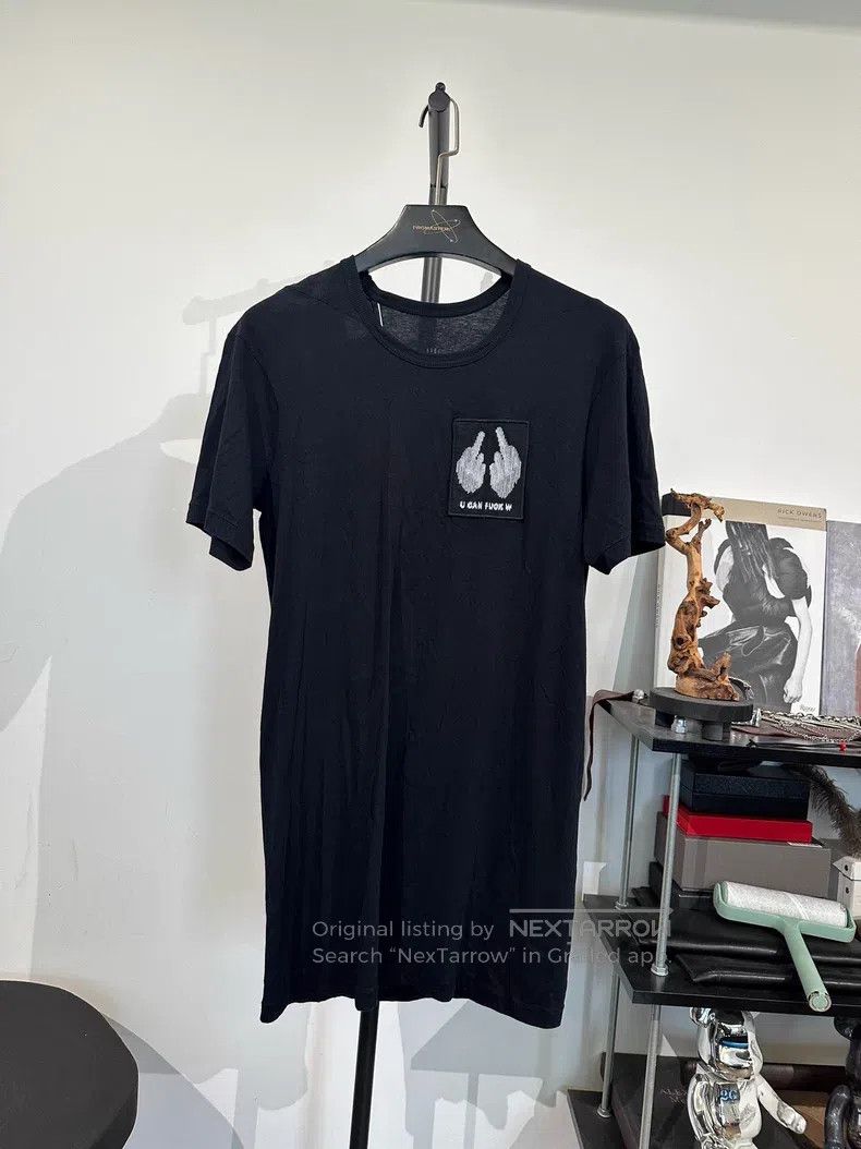 Boris Bidjan Saberi Boris Bidjan Saberi Patchwork graphic print crewneck short Size US L / EU 52-54 / 3 - 2 Thumbnail