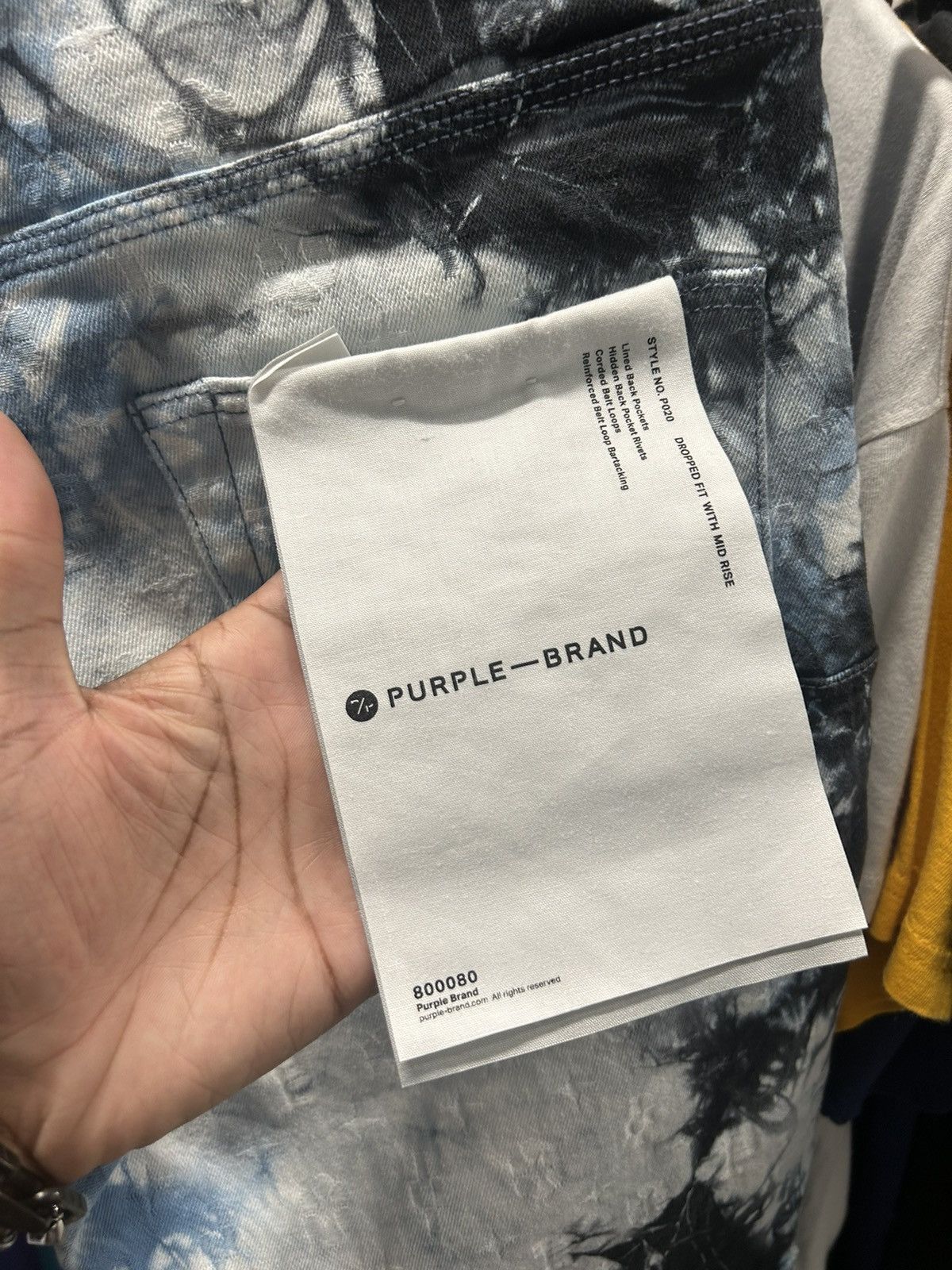 Purple × Purple Brand Purple monogram tie dye shorts 32 Size US 32 / EU 48 - 5 Thumbnail