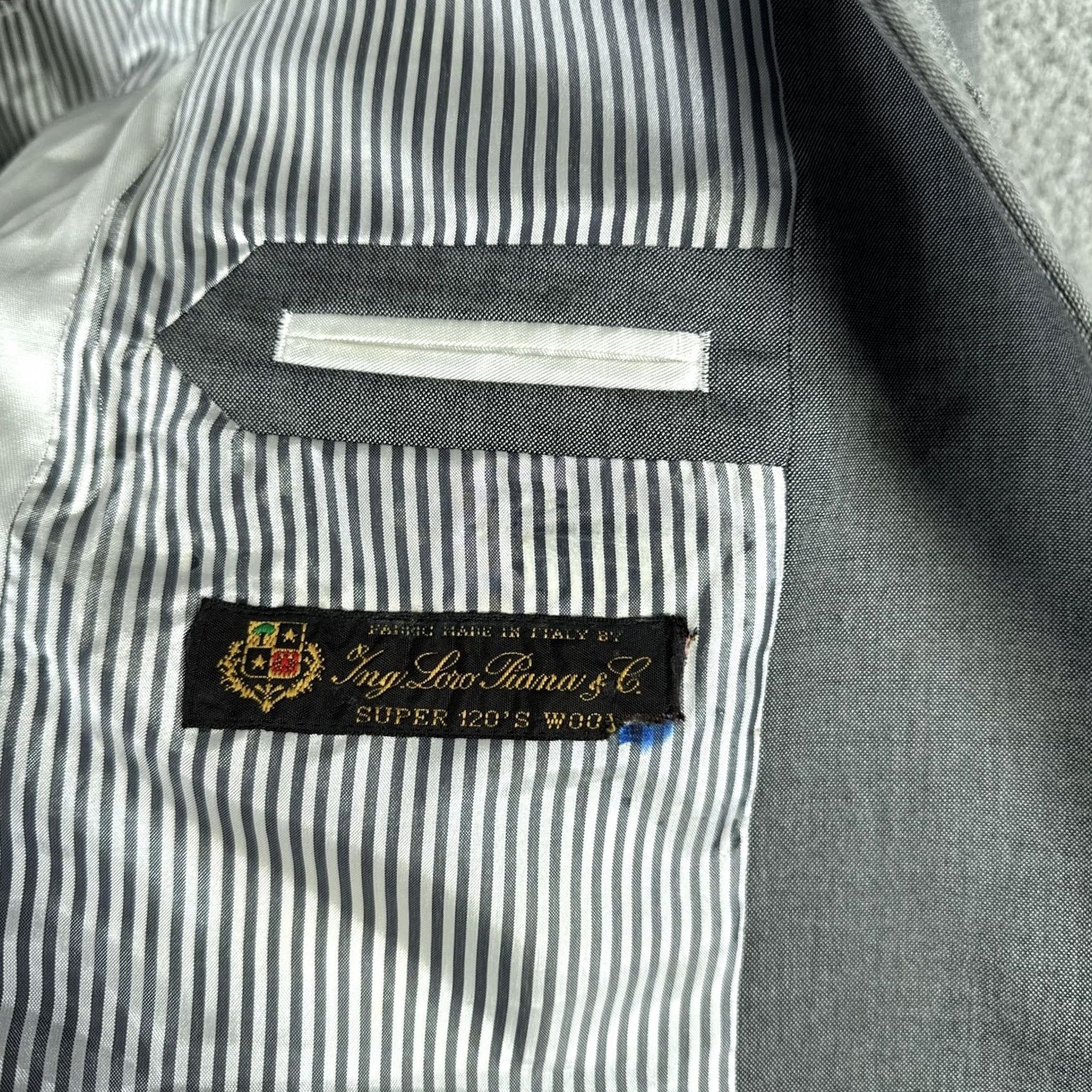 J.Crew J.Crew Loro Piana Ludlow Blazer Mens 42 Slim Wool Sport Coat Gray Size 42R - 5 Thumbnail