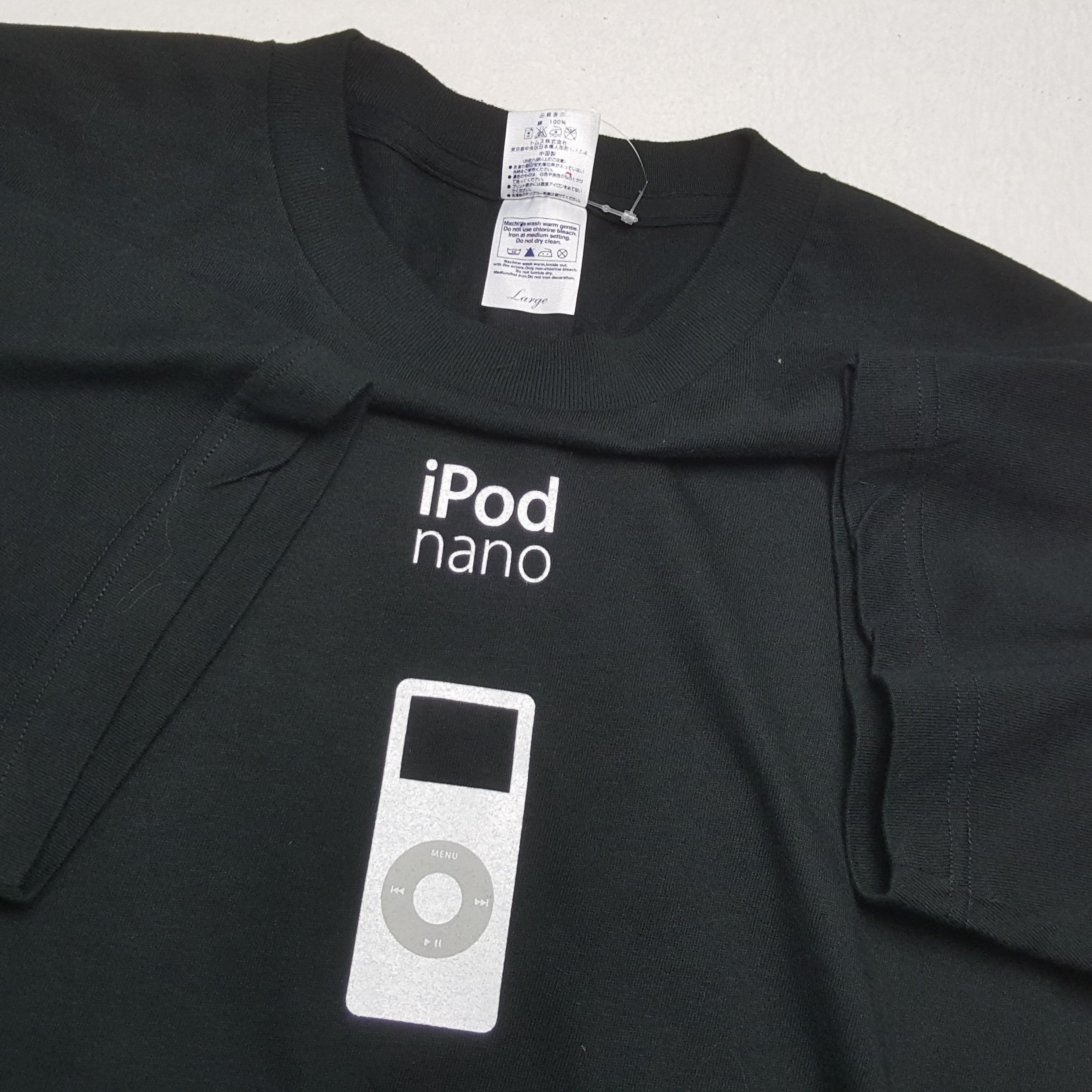 Apple × Vintage APLLE IPOD Nano Promo Style Tshirt Size US L / EU 52-54 / 3 - 6 Thumbnail