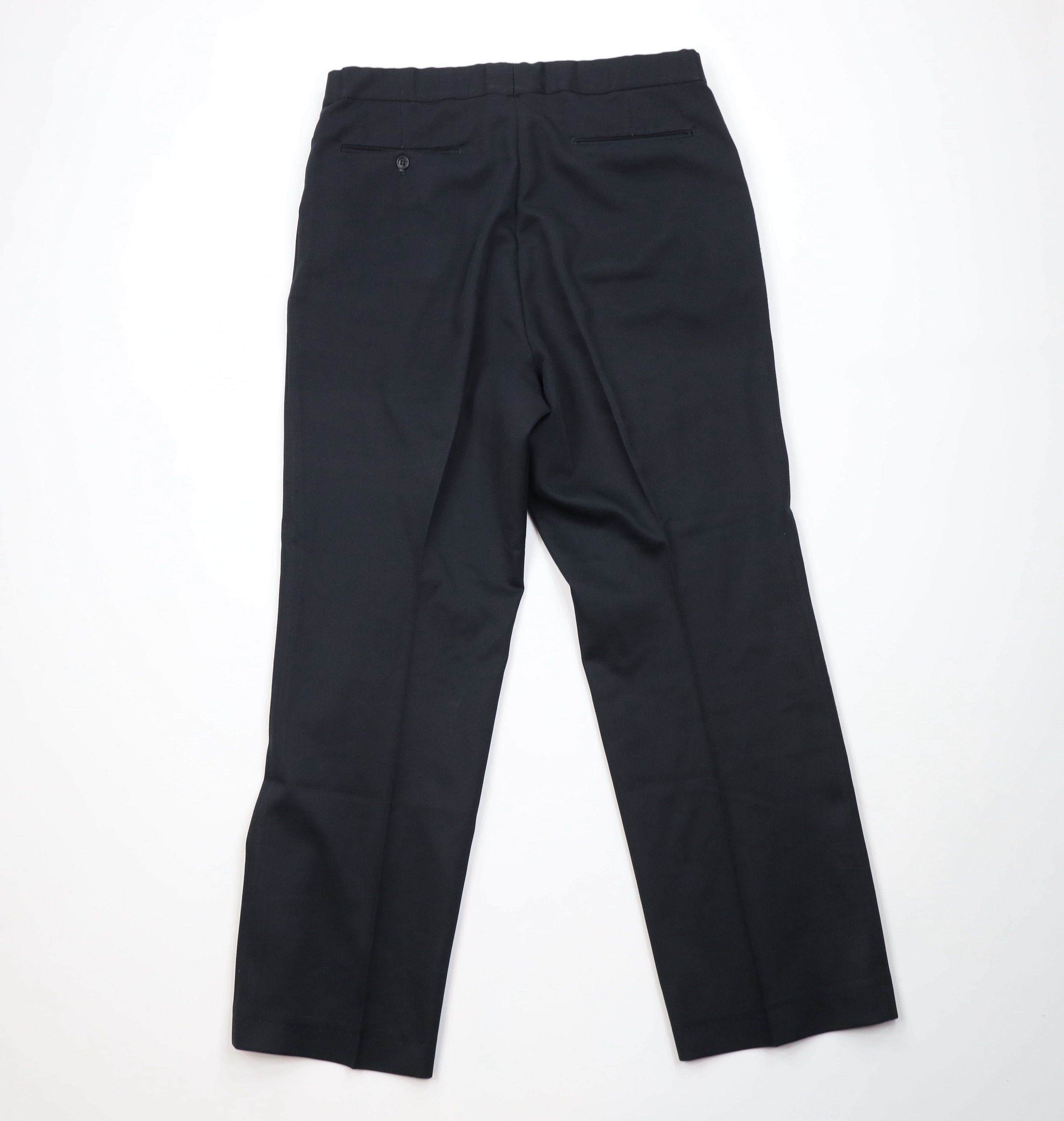 Vintage Vintage 70s Streetwear Knit Wide Leg Chino Pants Black USA Size US 34 / EU 50 - 10 Thumbnail
