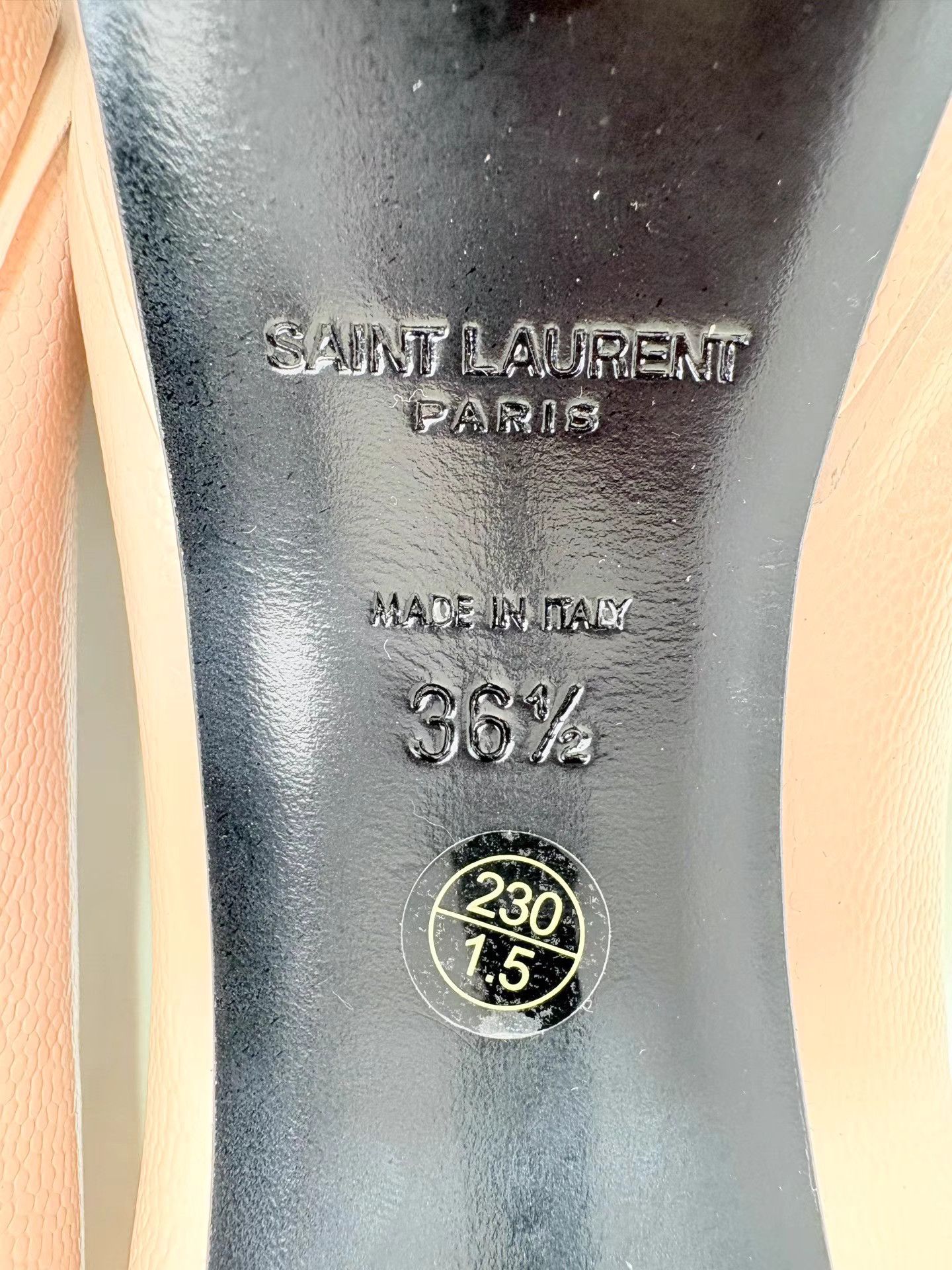 Saint Laurent Paris Saint Laurent SLP Nude Pink High Heels K1 Size US 6.5 / IT 36.5 - 7 Thumbnail