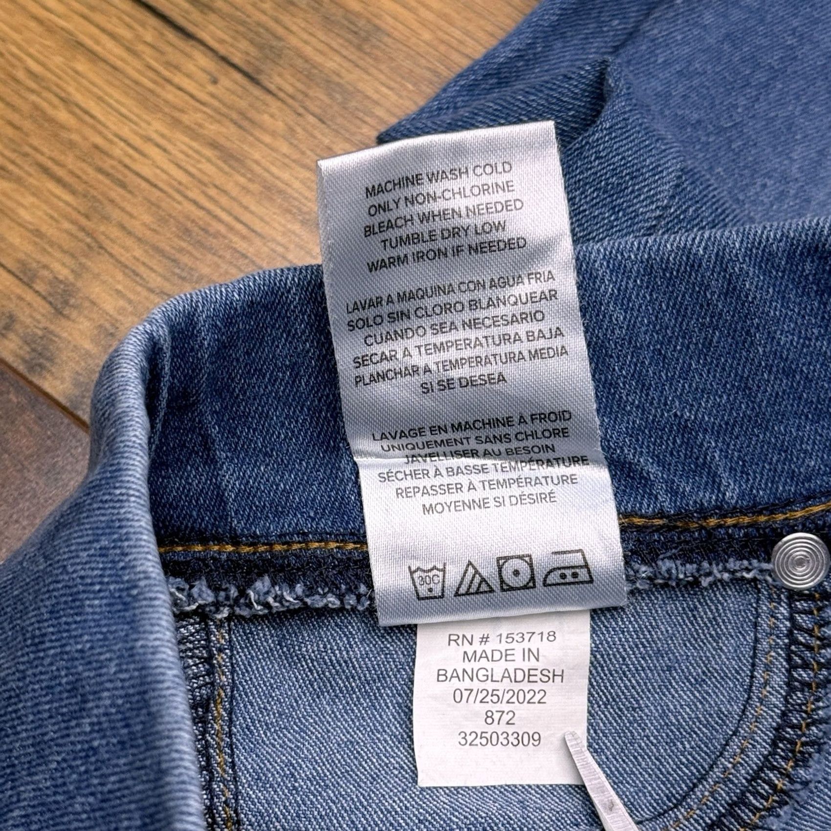 Vintage Joe's Jeans Jegging Womens 12 Low Rise Stretch Slim Jeans Blue 25 In Inseam Logo Size 34" / US 12 / IT 48 - 6 Thumbnail