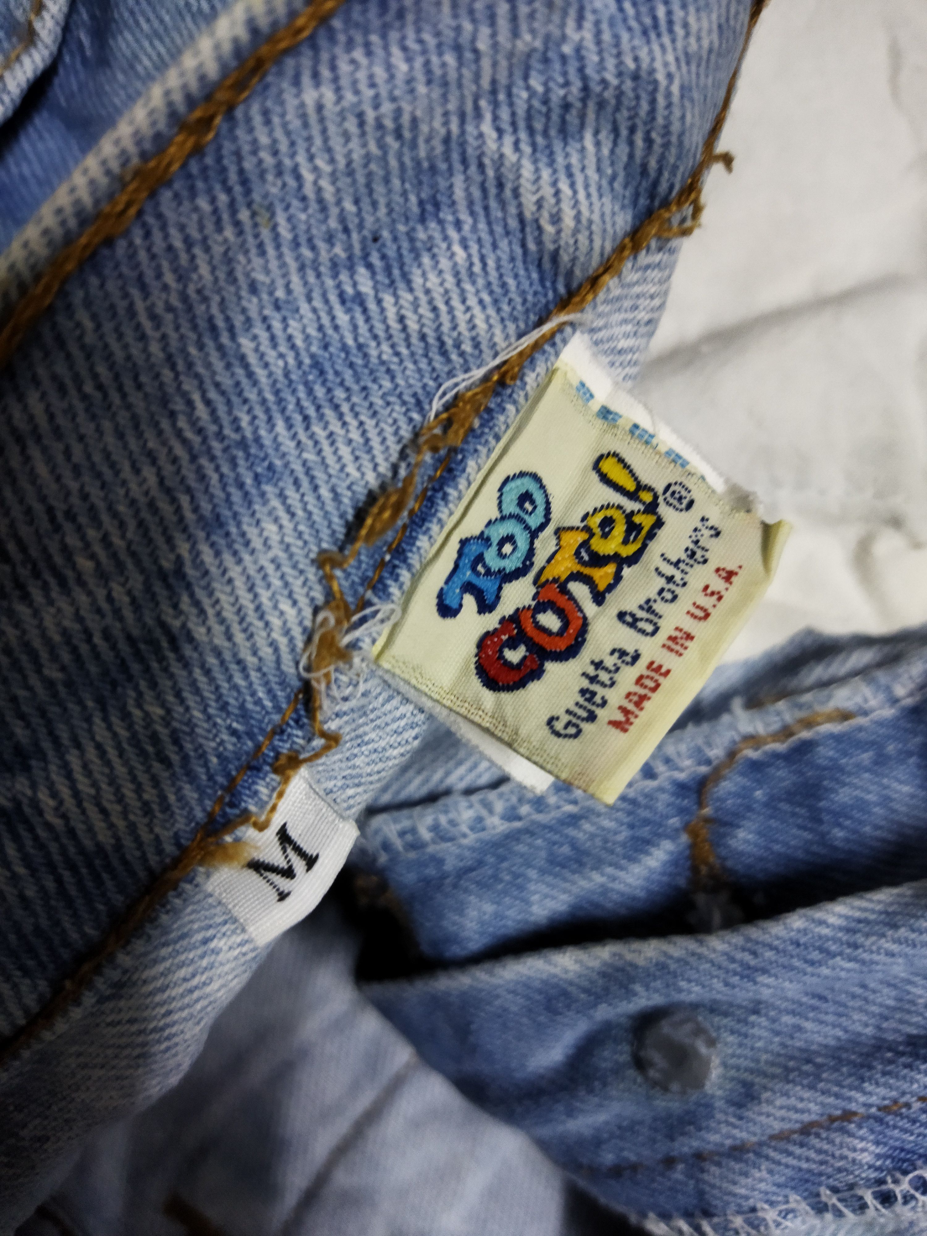 Too Cute Guetta Bros. × Vintage Vintage 1993 Too Cute Betty Boop Jeans Size 30" / US 8 / IT 44 - 6 Thumbnail
