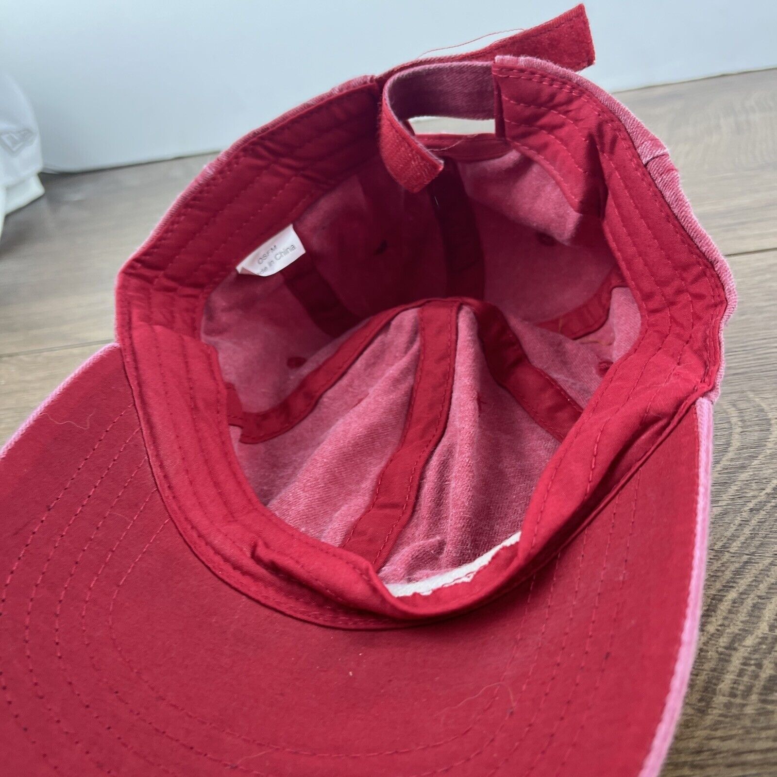 Other Plain Red Hat Baseball Cap Red Hat Adjustable Adult Size Hat Size ONE SIZE - 12 Thumbnail