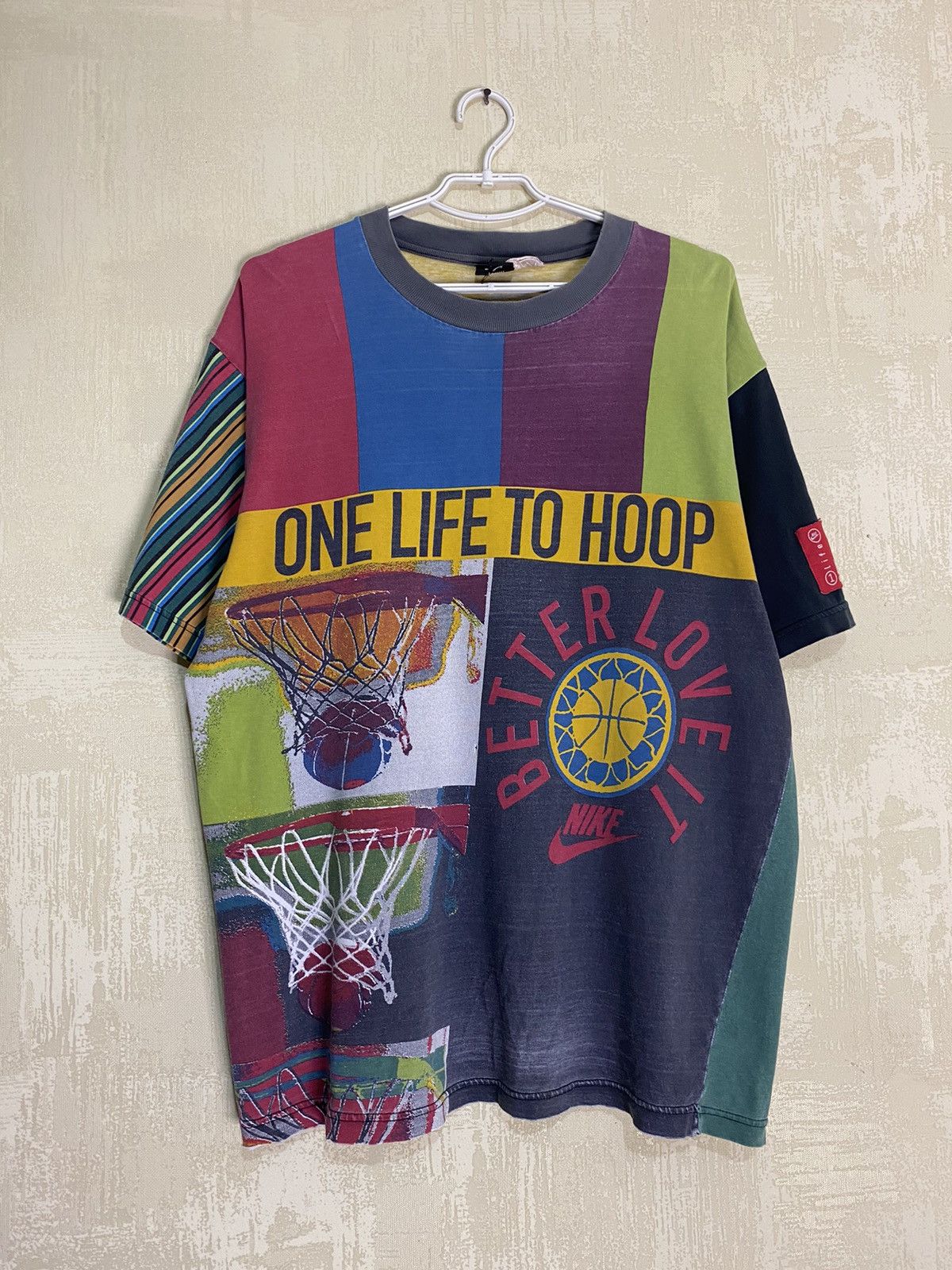 image of 90's Nike One Life To Hoop Basketball Nba Alley Hoops, Men's (Size XL)