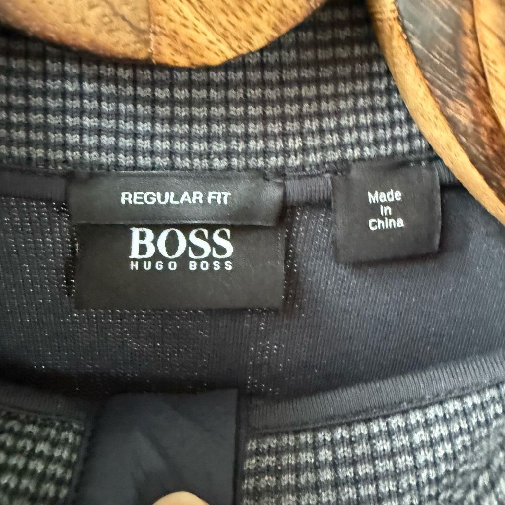 Hugo Boss Boss Hugo Boss 1/4 Zip Cotton Sweater Dark Blue M Size US M / EU 48-50 / 2 - 8 Thumbnail