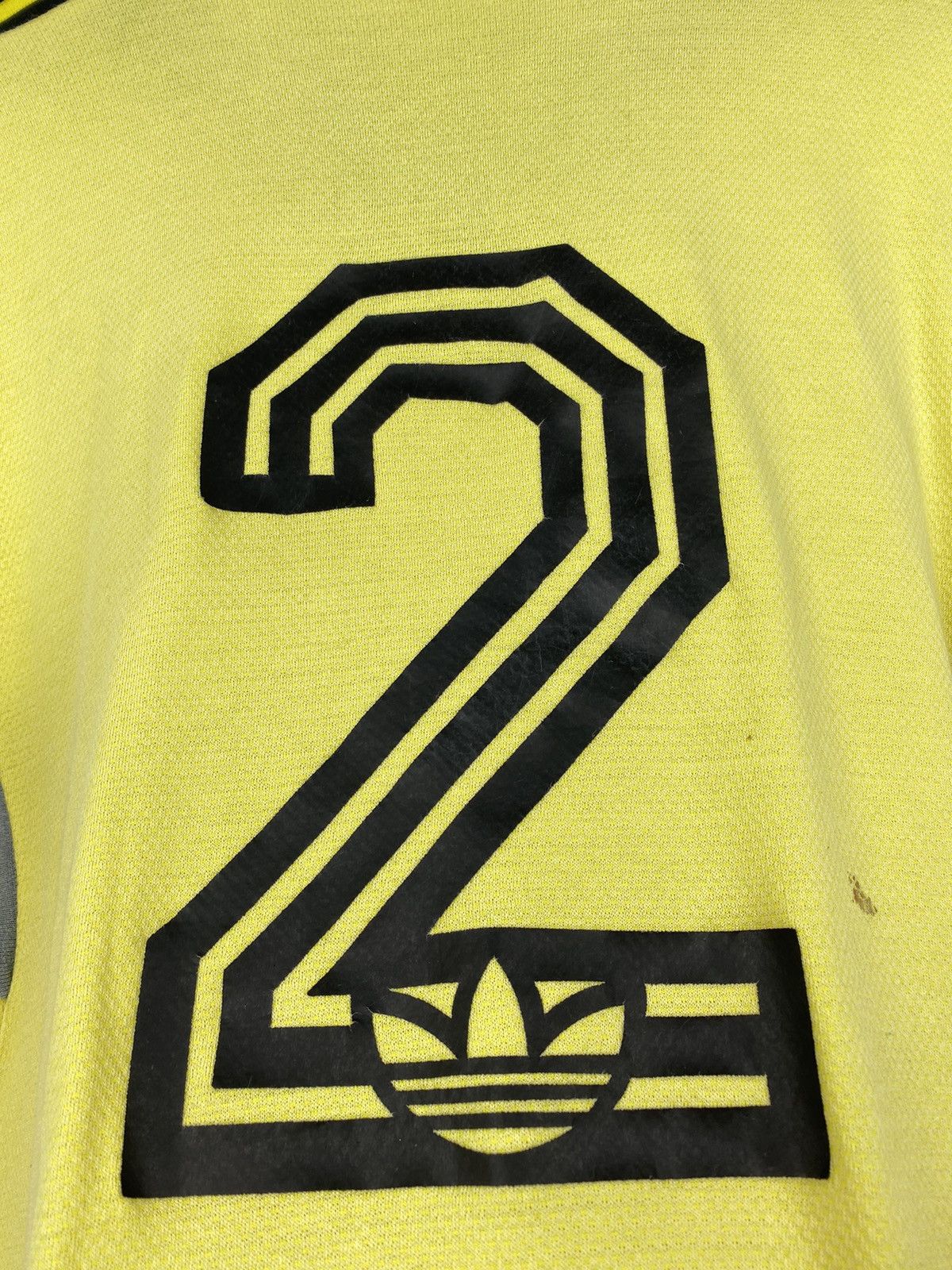 Adidas Vintage Adidas Winterthur 1980s #2 Ventex Soccer Jersey Size US L / EU 52-54 / 3 - 9 Thumbnail