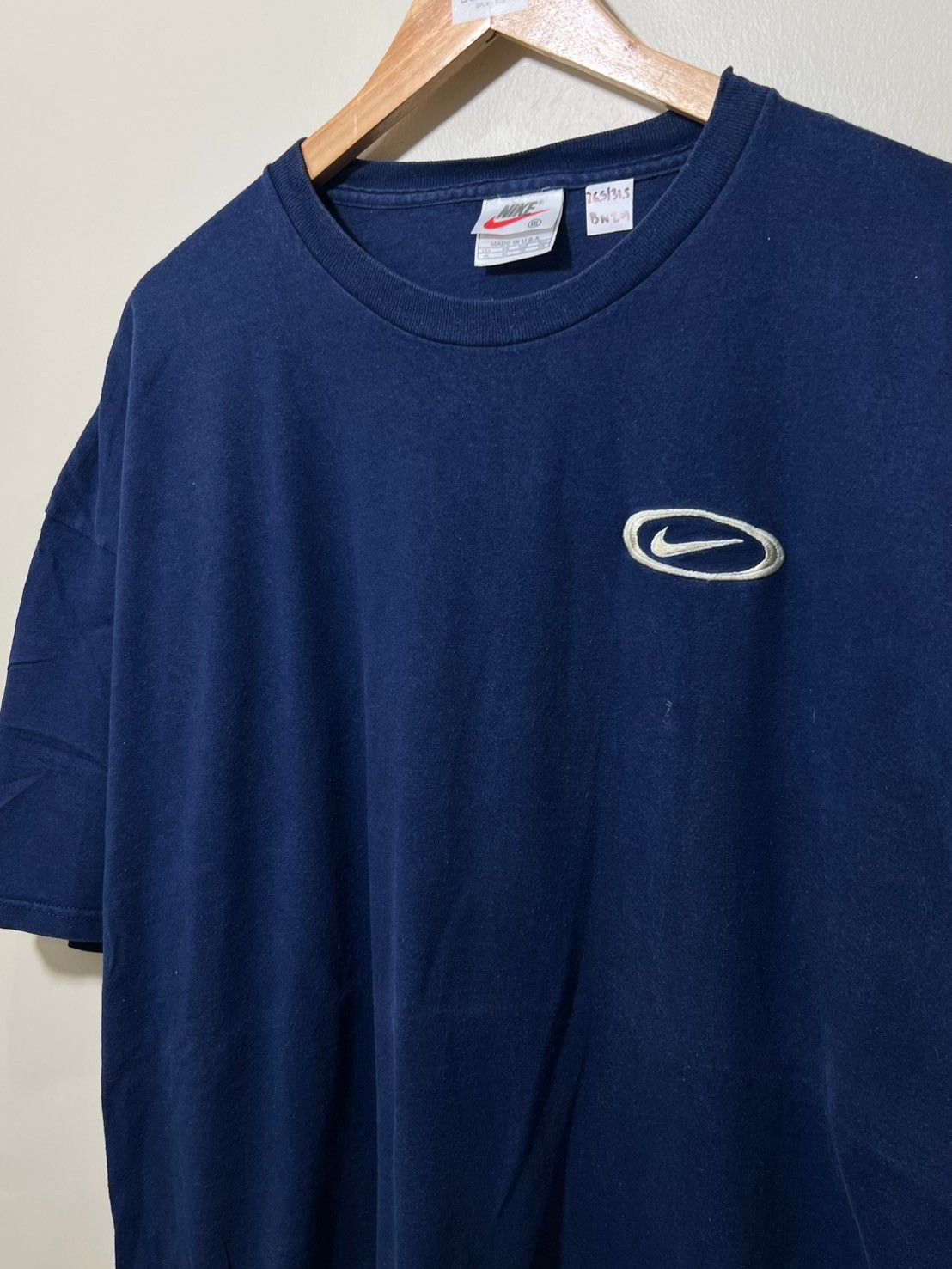 Nike × Nike ACG × Vintage Vintage 90's Nike shirt Mini Swoosh bnz01 Size US XXL / EU 58 / 5 - 1 Thumbnail