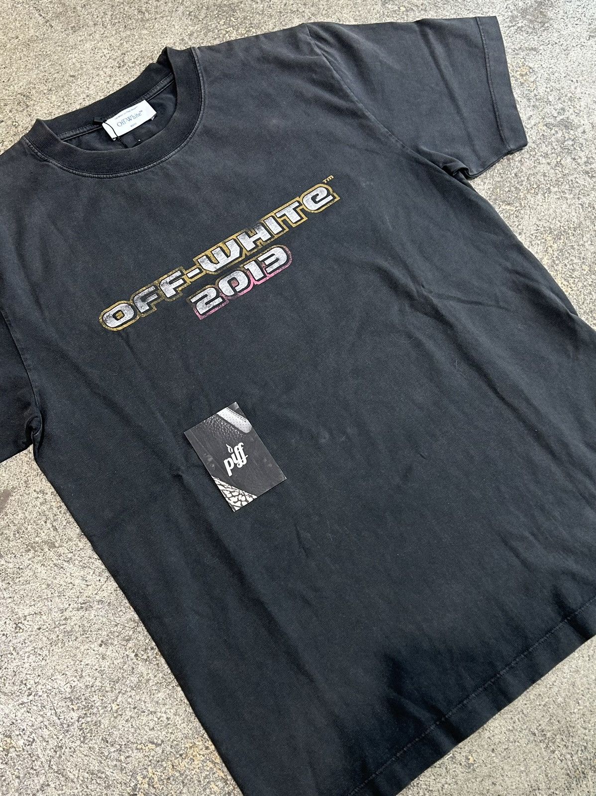 Off-White Off-White Digit Bacchus Crew-Neck Tee Black Size US S / EU 44-46 / 1 - 6 Thumbnail