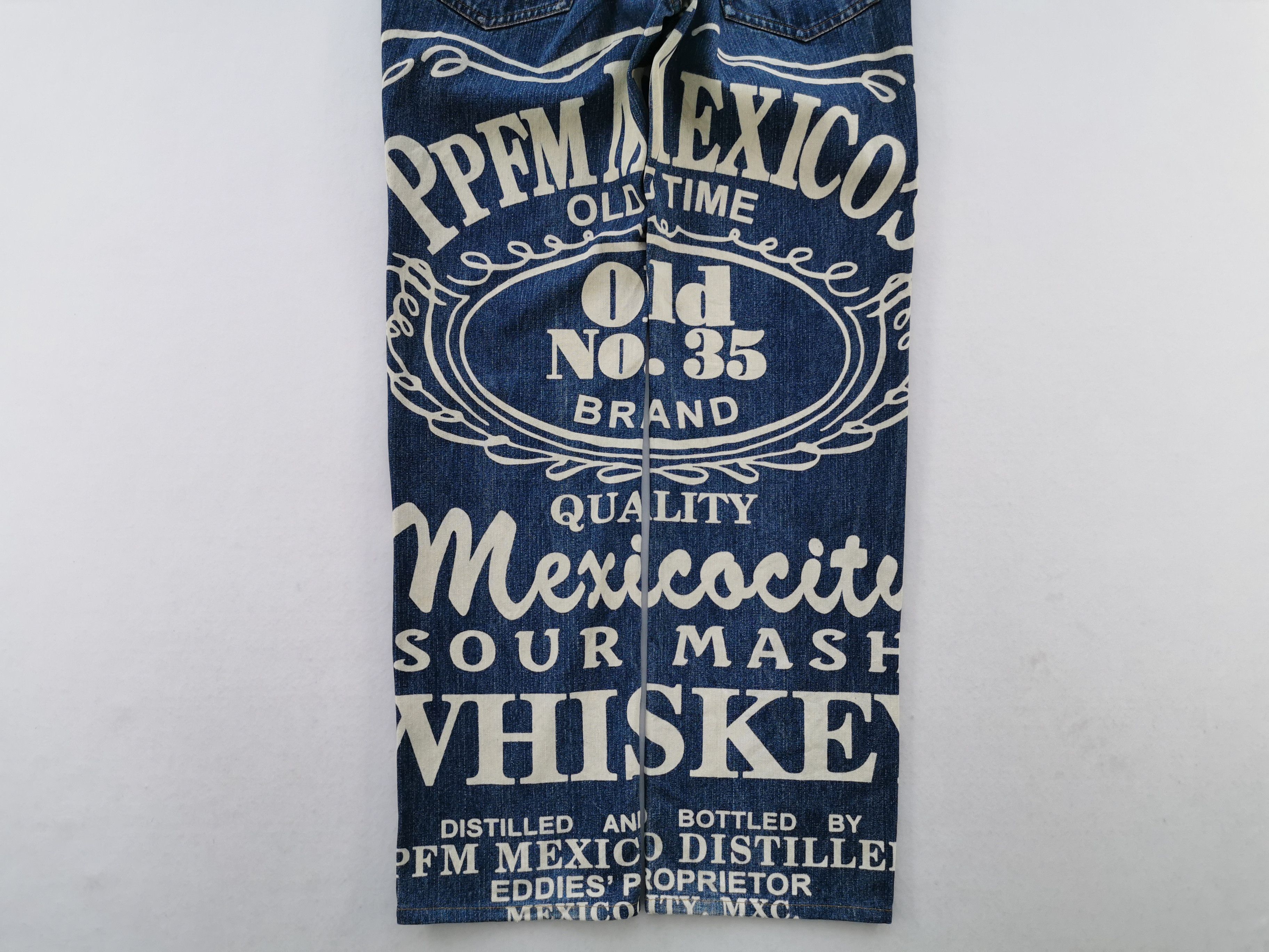 PPFM Vintage 90s PPFM Rock N' Roll Mexico's Old Time Denim Size US 33 - 1 Thumbnail