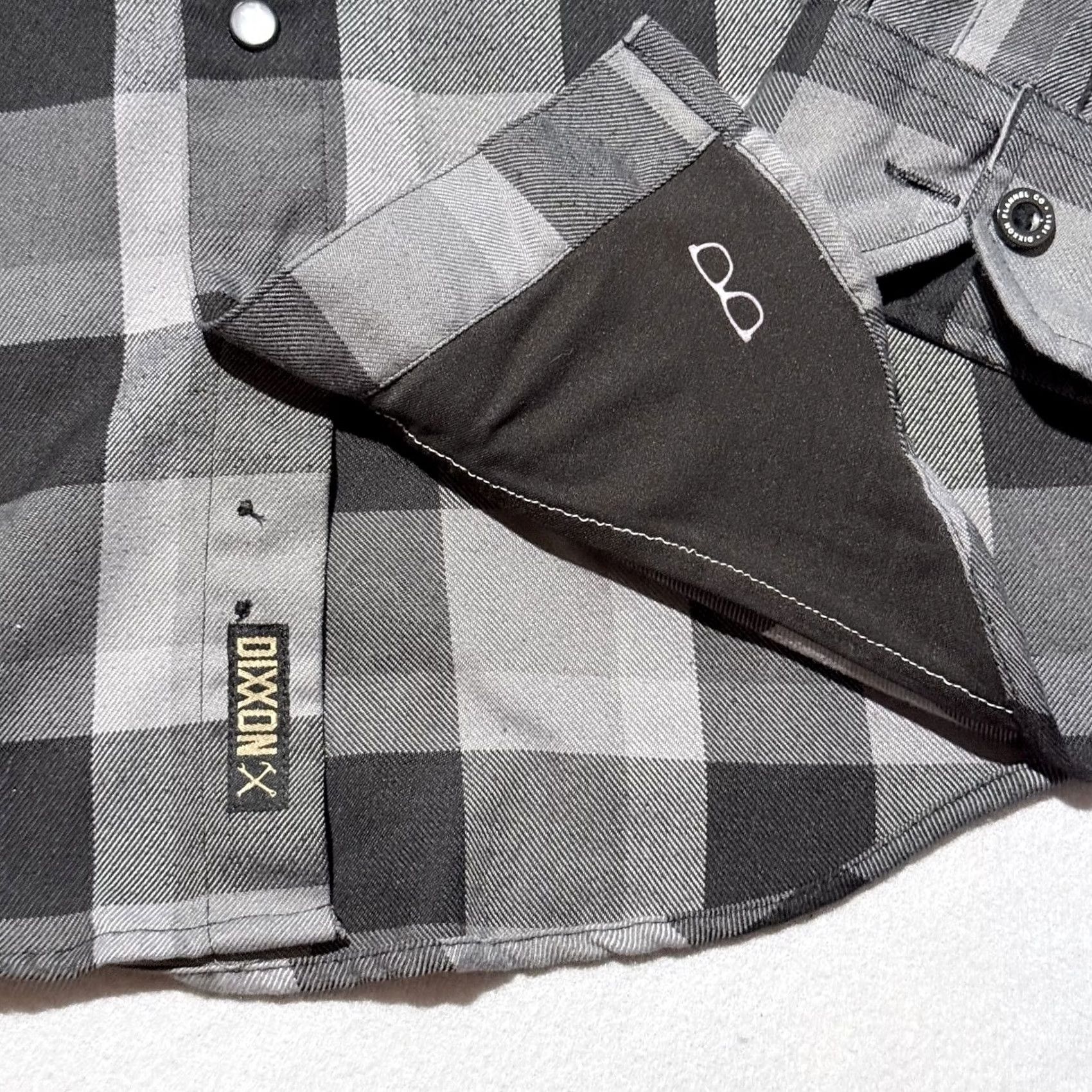 Vintage Dixxon Flannel Co. 1911 Shirt Men Gray Black Plaid Pearl Snap Long Sleeve XS Size US XS / EU 42 / 0 - 3 Thumbnail