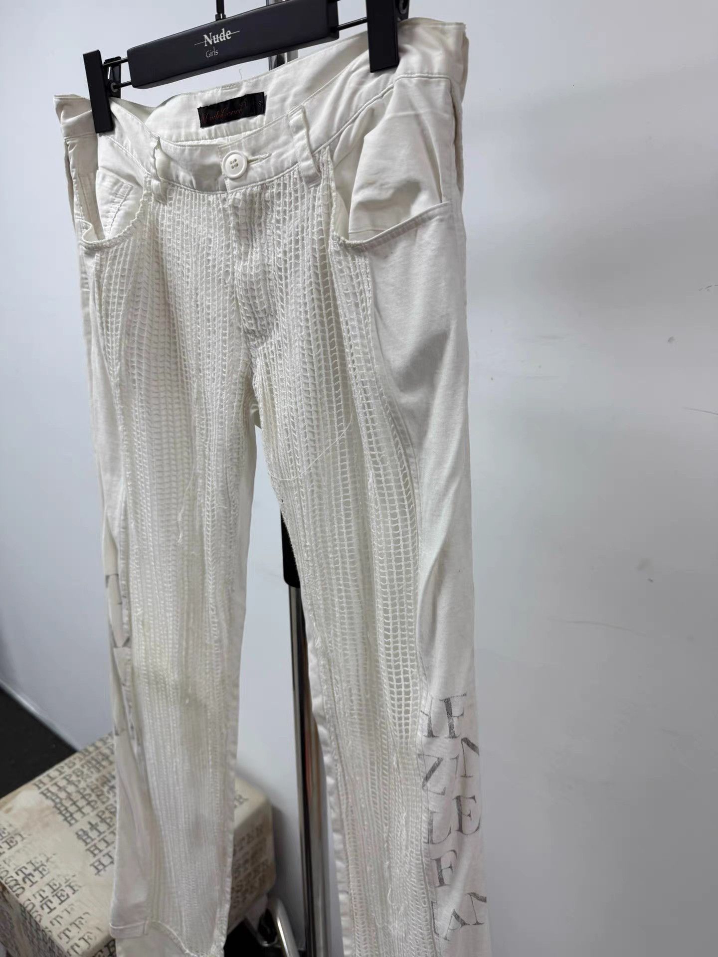 Undercover Undercover 06SS T Stage Plaid Mesh Pants K20 Size 24" / US 00 / IT 34 - 5 Thumbnail
