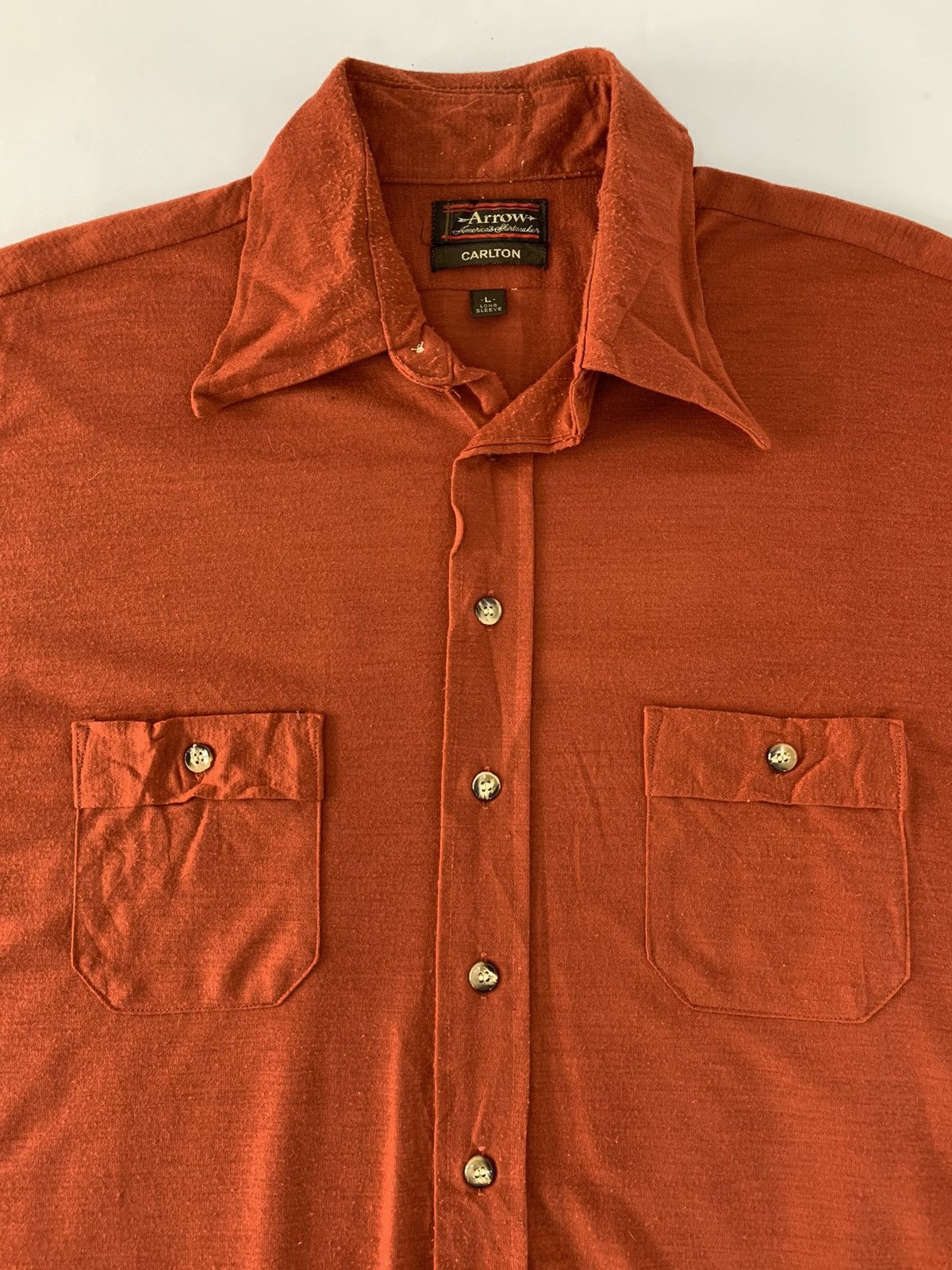 Arrow 80s Arrow Carlton America Shirtmaker Classic Double Pocket Size US XL / EU 56 / 4 - 3 Thumbnail